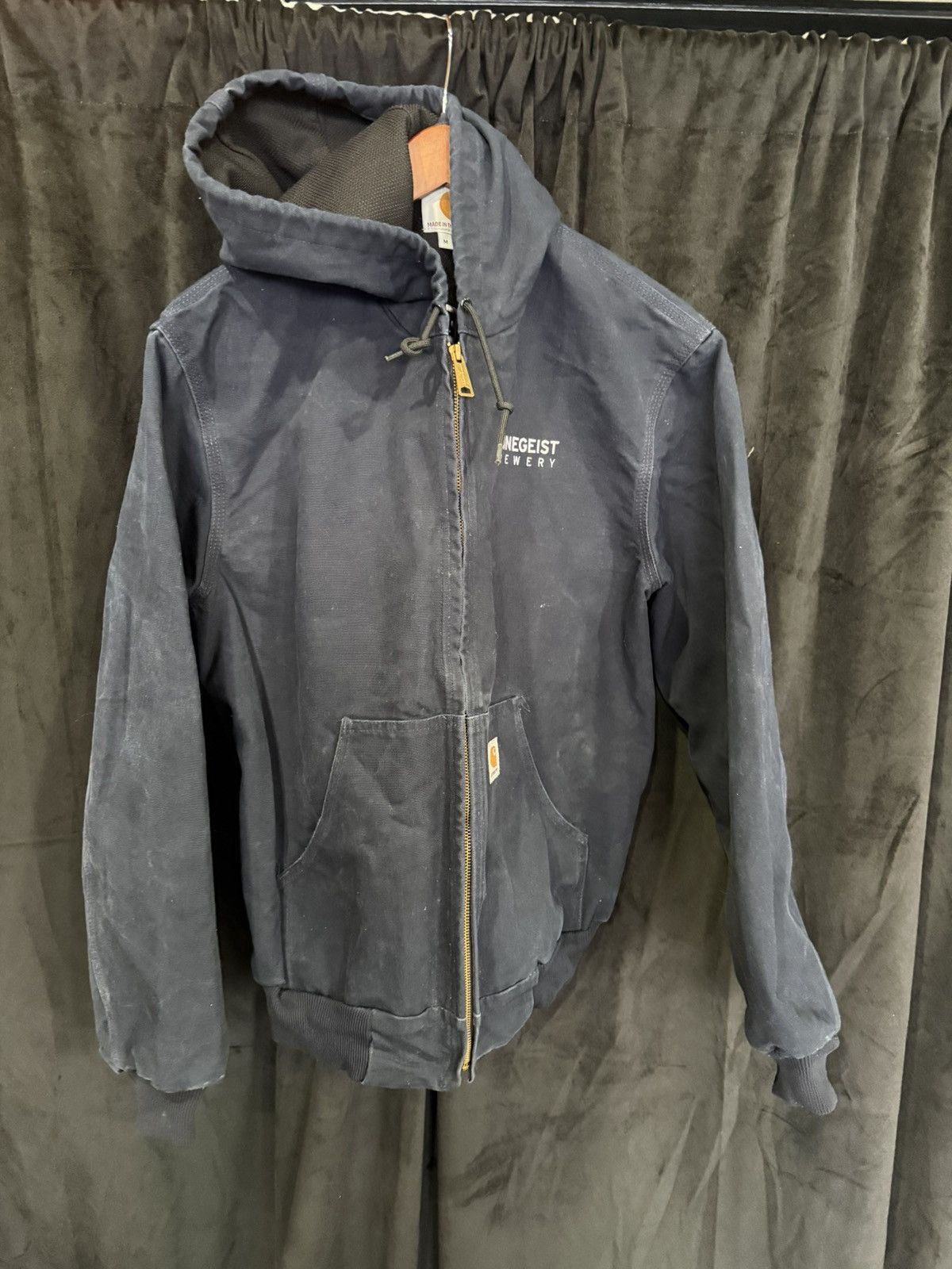 Carhartt Rhinegeist Brewery Carhartt Work Jacket Medium Navy Blue Size US M / EU 48-50 / 2 - 2 Thumbnail