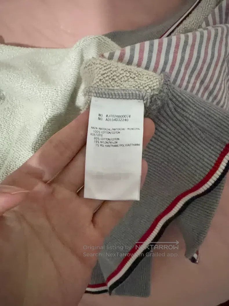 Thom Browne Thom Browne Gray crewneck sweatshirt Size US XL / EU 56 / 4 - 3 Thumbnail