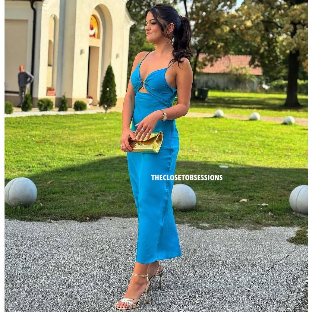 Zara ZARA BLOGGER FAVE!!! Midi Dress with Metal Detail NWT Size M / US 6-8 / IT 42-44 - 15 Thumbnail