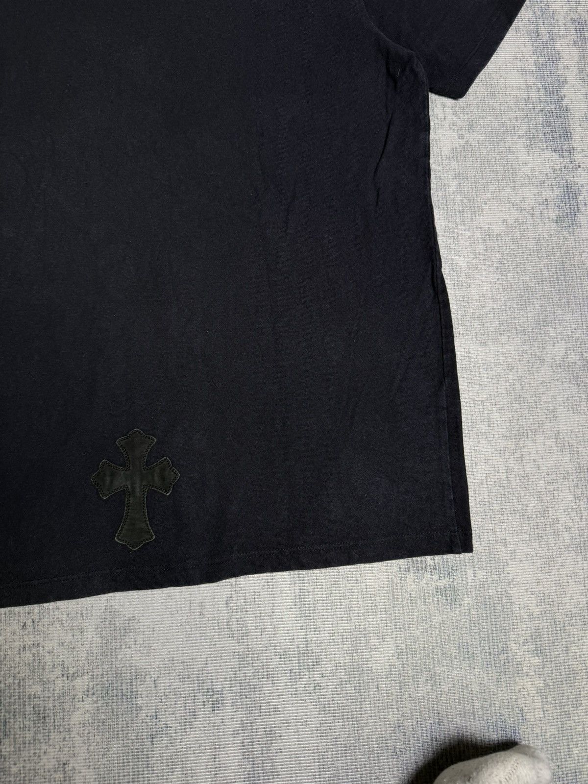 Chrome Hearts Chrome Hearts Leather Cross Patch Pocket Tee Size US L / EU 52-54 / 3 - 7 Thumbnail