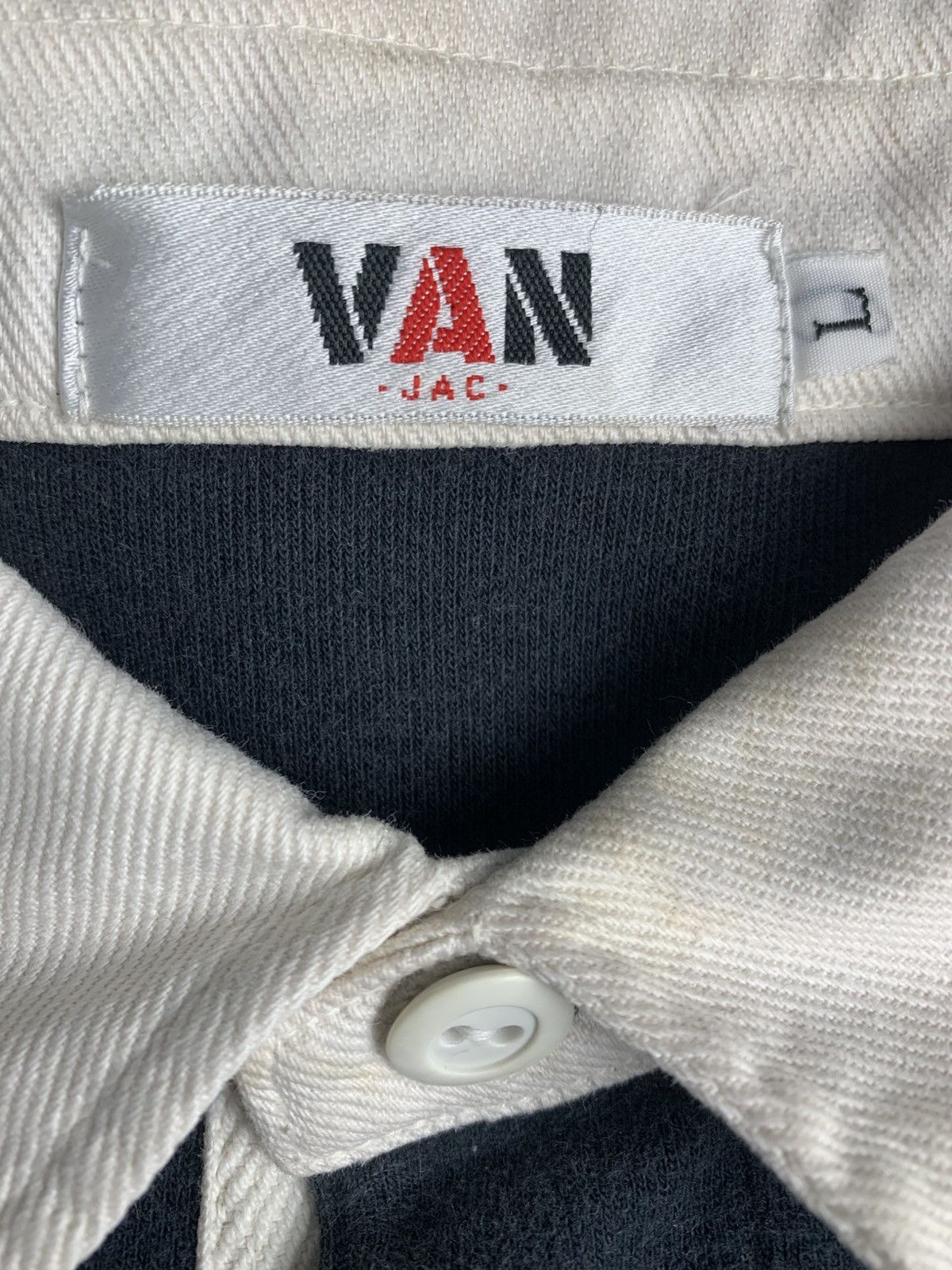 Van Vintage VAN JAC Sport Wear JapaneseBrand Rugby LongShirt Size US L / EU 52-54 / 3 - 8 Thumbnail