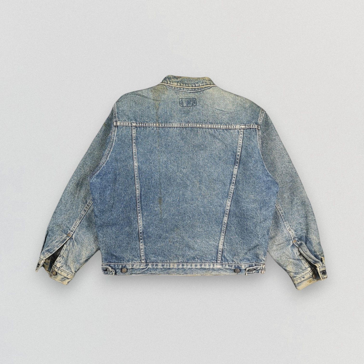 Levi's Vintage Levis Orange Tab Faded Blue Denim Trucker Jacket Size US L / EU 52-54 / 3 - 3 Thumbnail