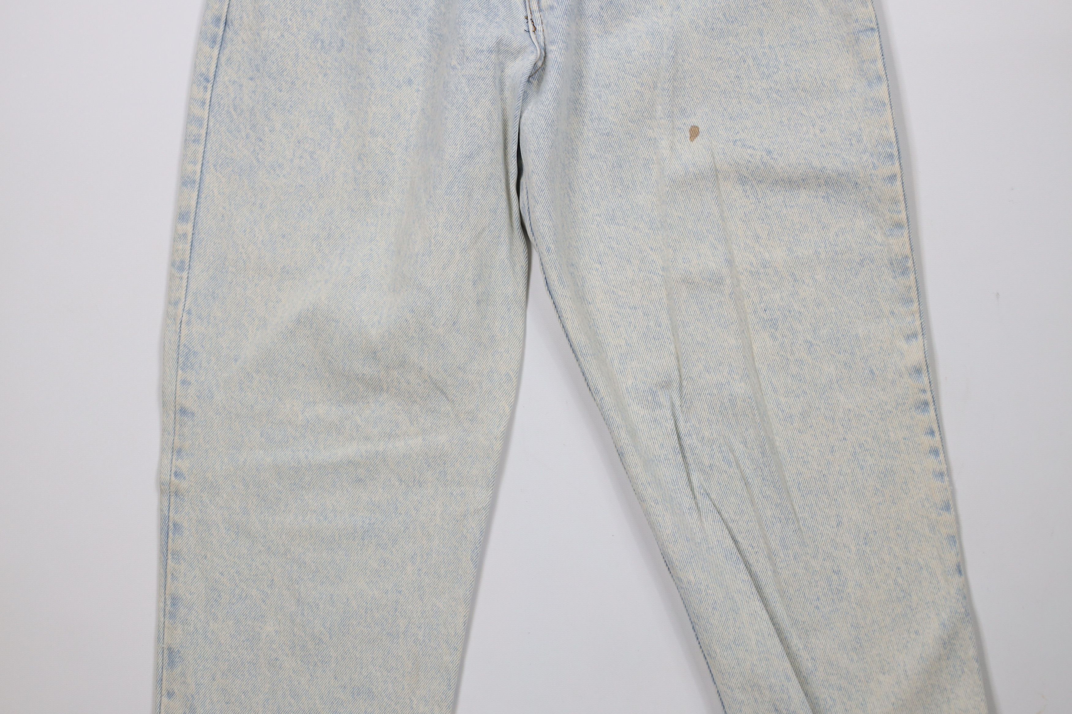 Vintage Vintage 90s Streetwear Acid Wash Tapered Leg Jeans Blue Size 32" / US 10 / IT 46 - 3 Thumbnail