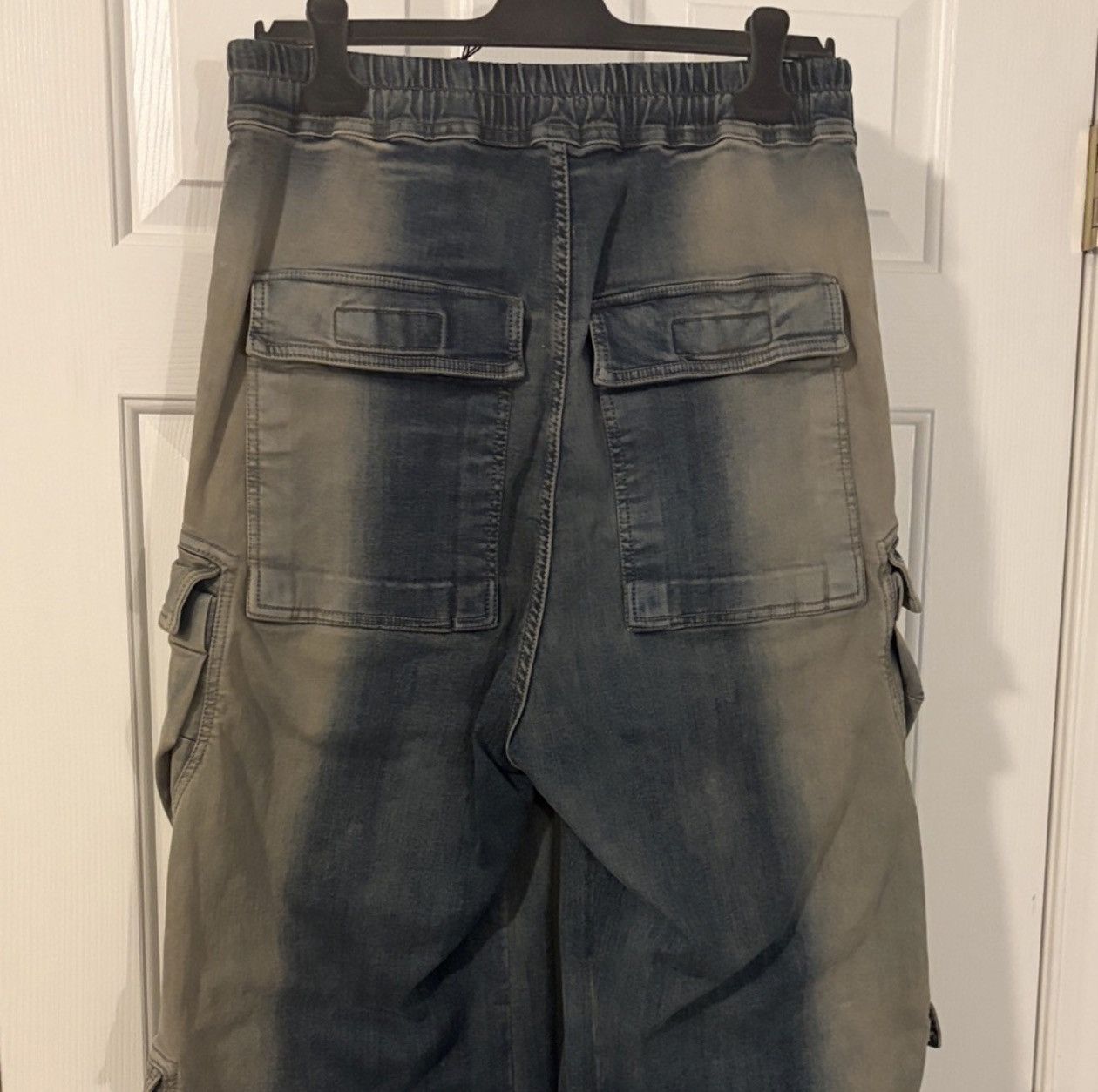 Rick Owens Rick Owens Runway Double Cargo Jumbo Bela Drawstring Denim Size US 36 / EU 52 - 7 Thumbnail