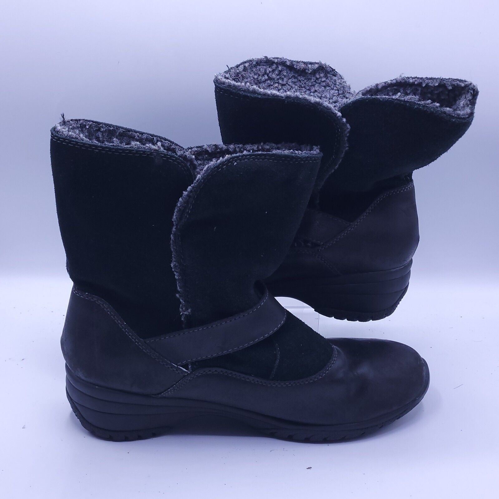 Eddie Bauer Eddie Bauer Casual Suede Boot Womens Size 9.5 120713 Black Size US 9.5 / IT 39.5 - 5 Thumbnail