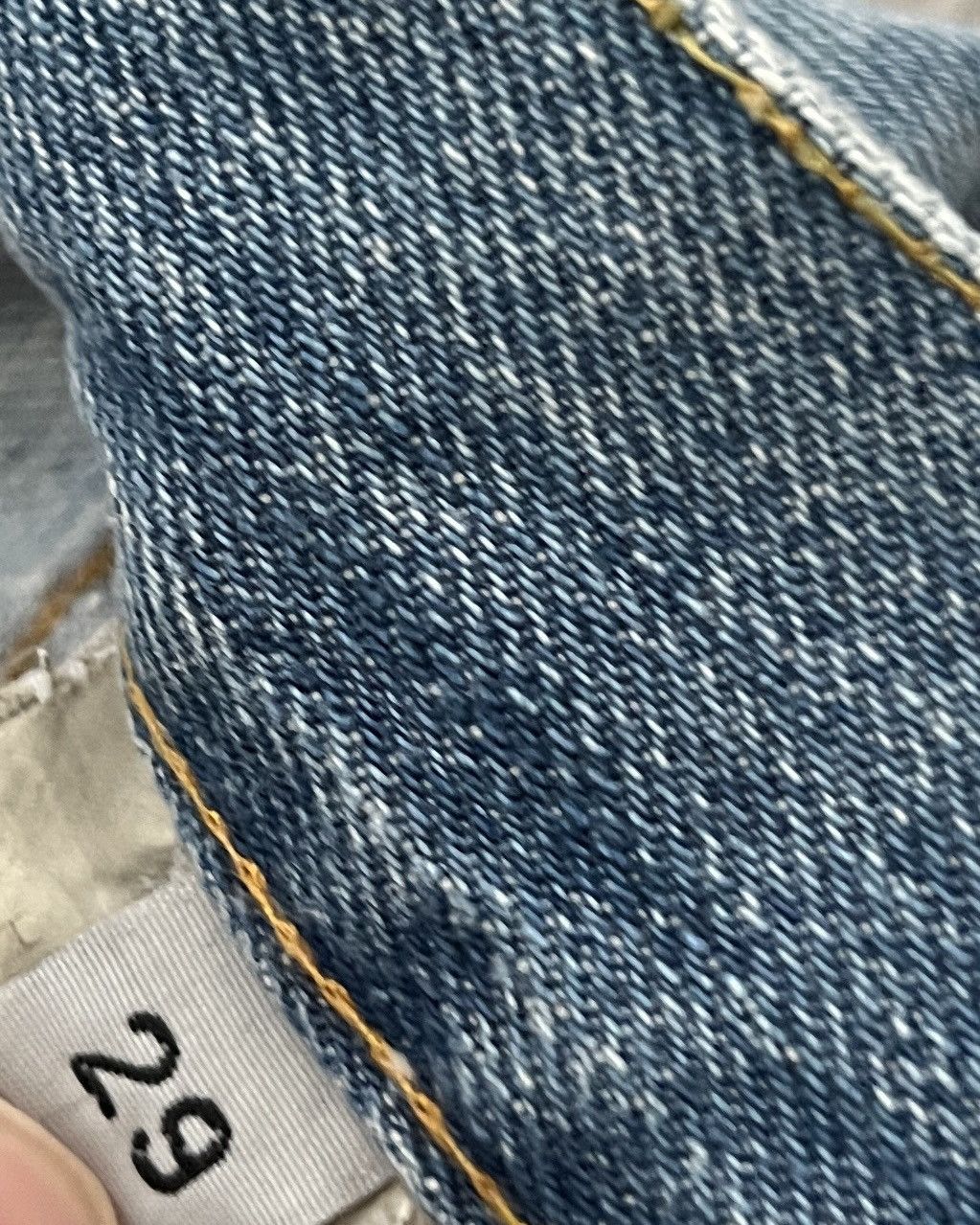 Helmut Lang Helmut Lang 2003 Vintage Clean Broken Denim Jeans Size US 30 / EU 46 - 7 Thumbnail