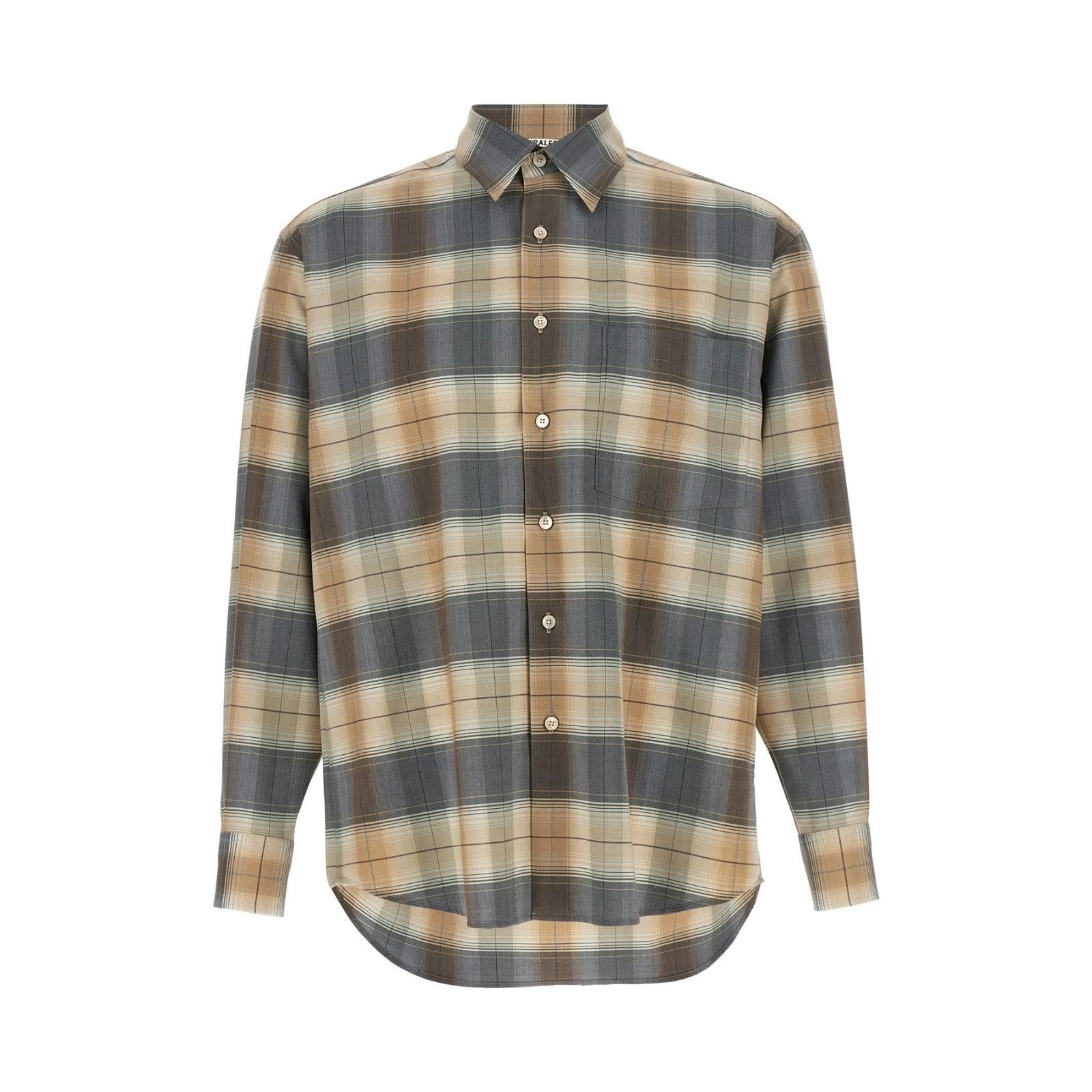Auralee AURALEE Multicolor Check Shirt New & Authentic (Men's size:X Size US XL / EU 56 / 4 - 1 Thumbnail