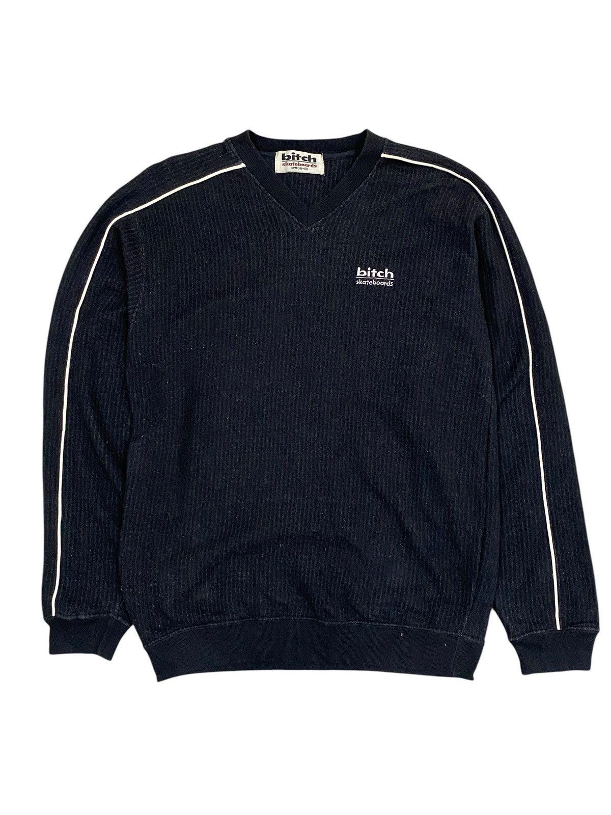 Vintage Vintage Bitch Skateboards Ribbed Sweater – Size M– Rare 90s Size US S / EU 44-46 / 1 - 1 Thumbnail