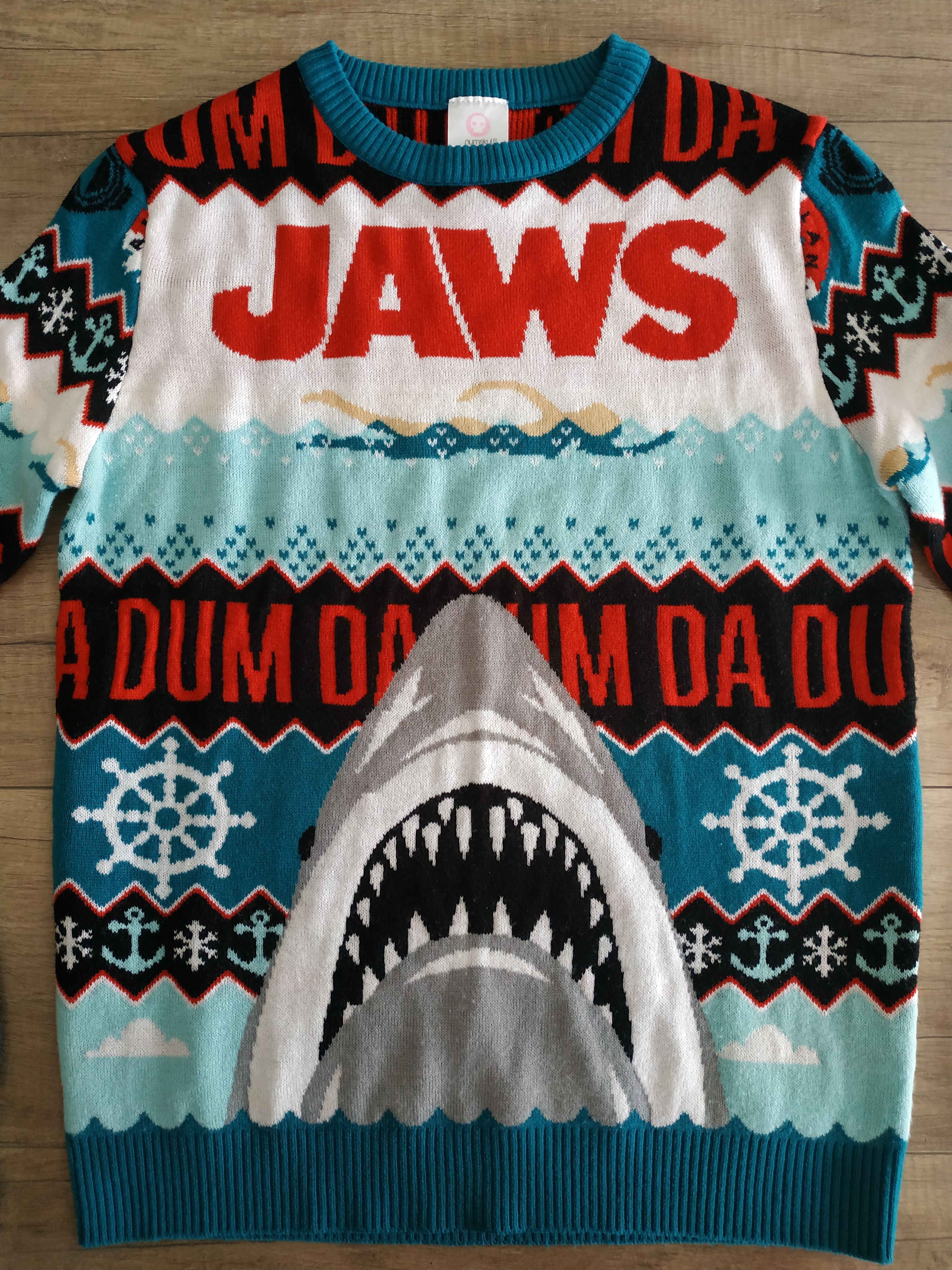 Universal Studios Numskull JAWS Universal Studios Men Sweater/Pullover, SMALL Size US S / EU 44-46 / 1 - 5 Thumbnail