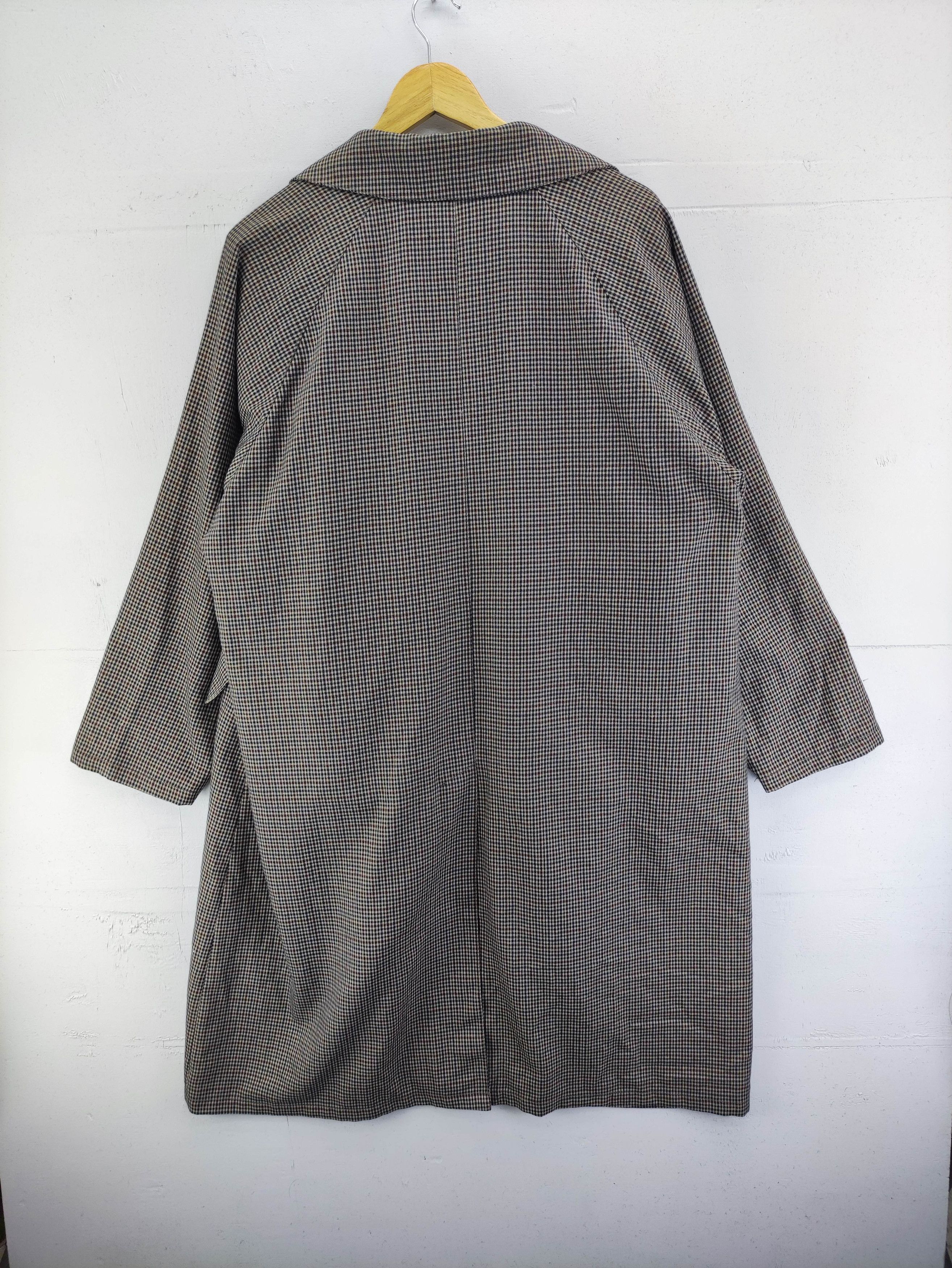 HARE Vintage Hare Houndstooth Long Coat Jacket Size US L / EU 52-54 / 3 - 8 Thumbnail