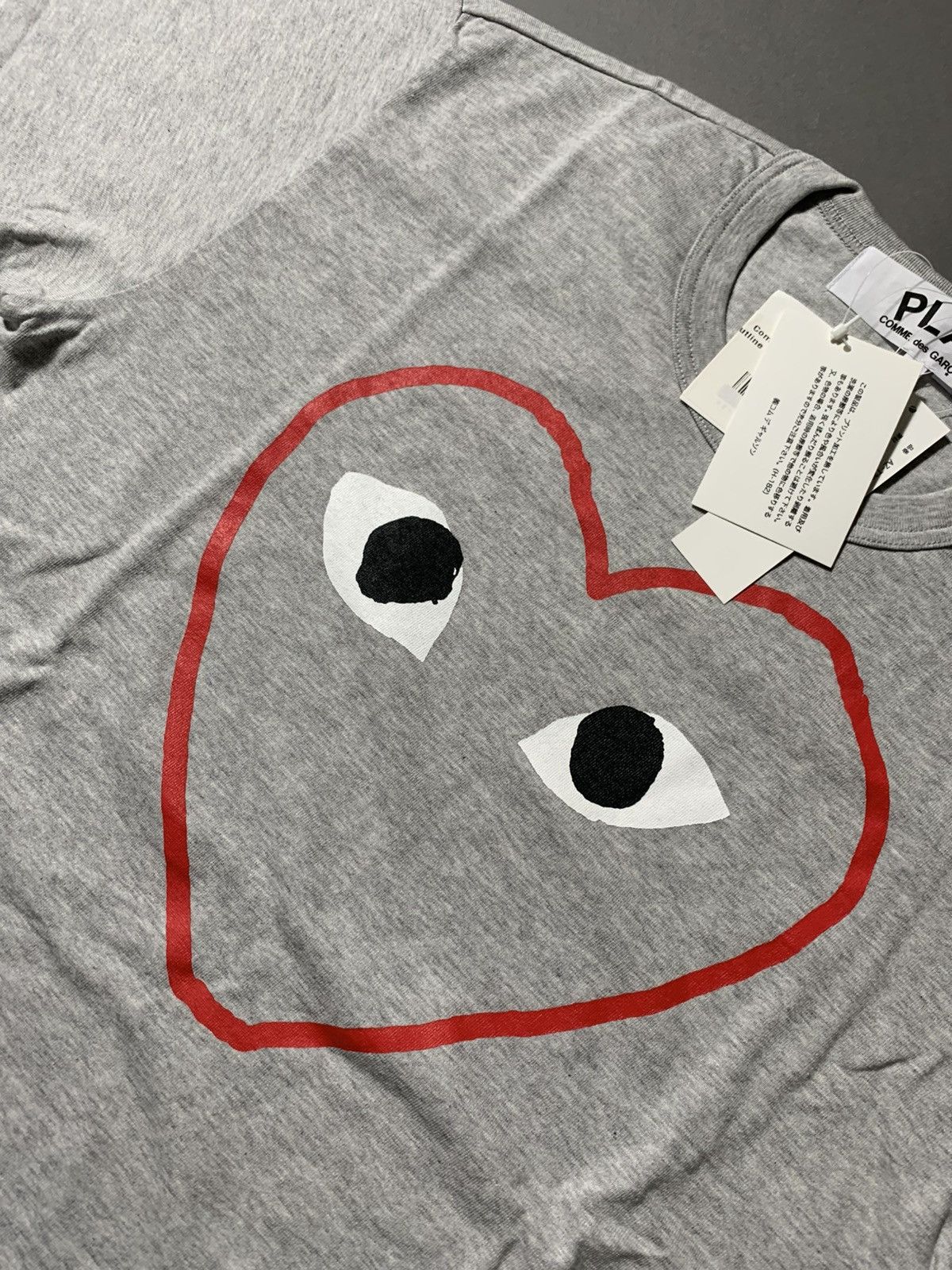Comme des Garcons Comme des Garçons Outline Heart Tee Medium Size US M / EU 48-50 / 2 - 2 Thumbnail