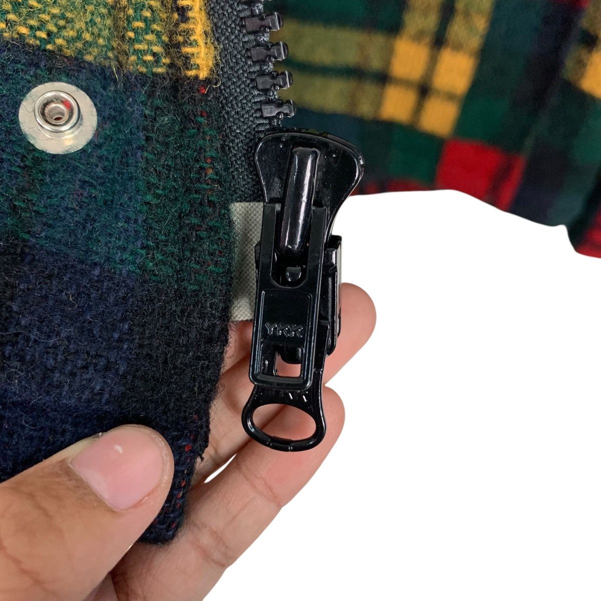 Johnson Woolen Mills Vintage 80s JOHNSON WOOLEN MILLS Plaid Wool Jacket 2704-C121 Size US M / EU 48-50 / 2 - 16 Thumbnail