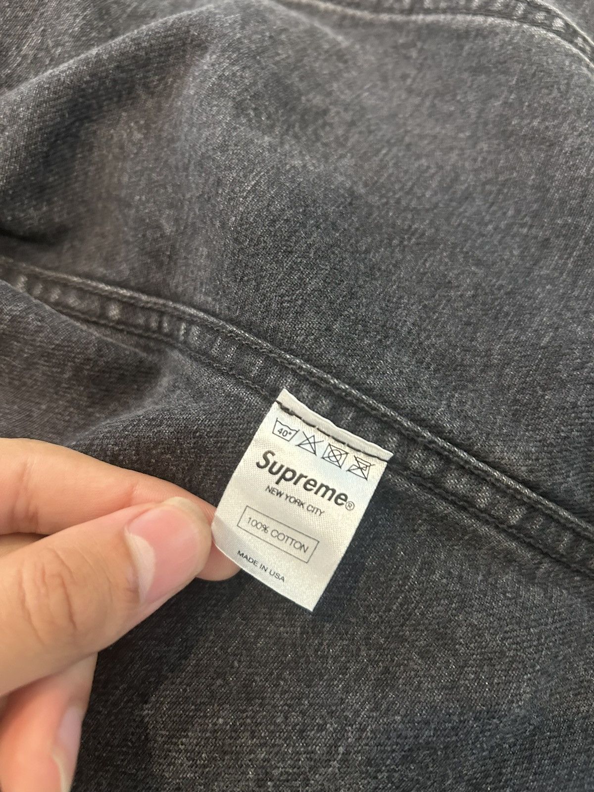 Supreme Supreme SS13 'F**K' denim jacket Size US M / EU 48-50 / 2 - 5 Thumbnail