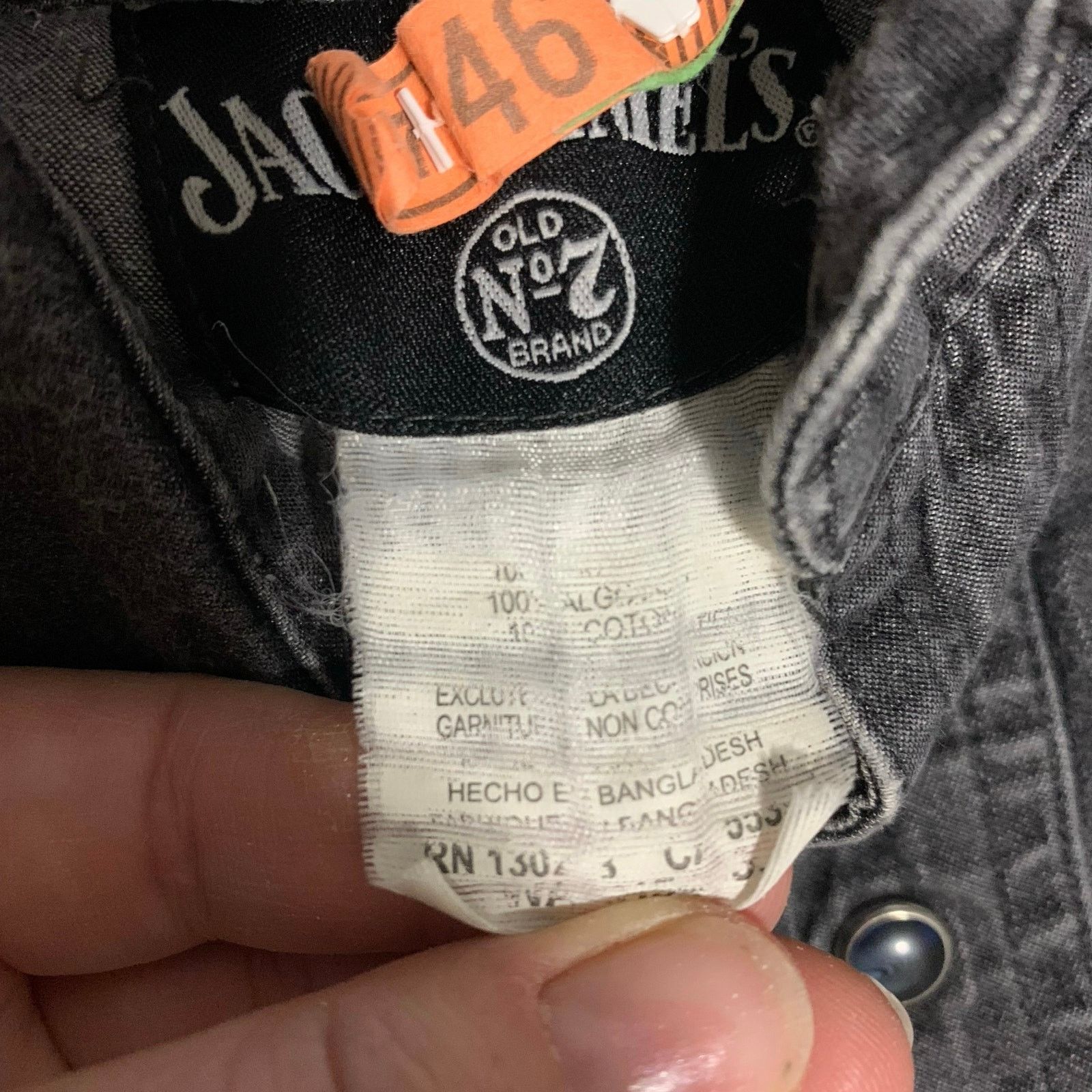 Other Jack Daniel’s Wrangler Men’s Embroidered Gray Button Shirt Size US L / EU 52-54 / 3 - 5 Thumbnail