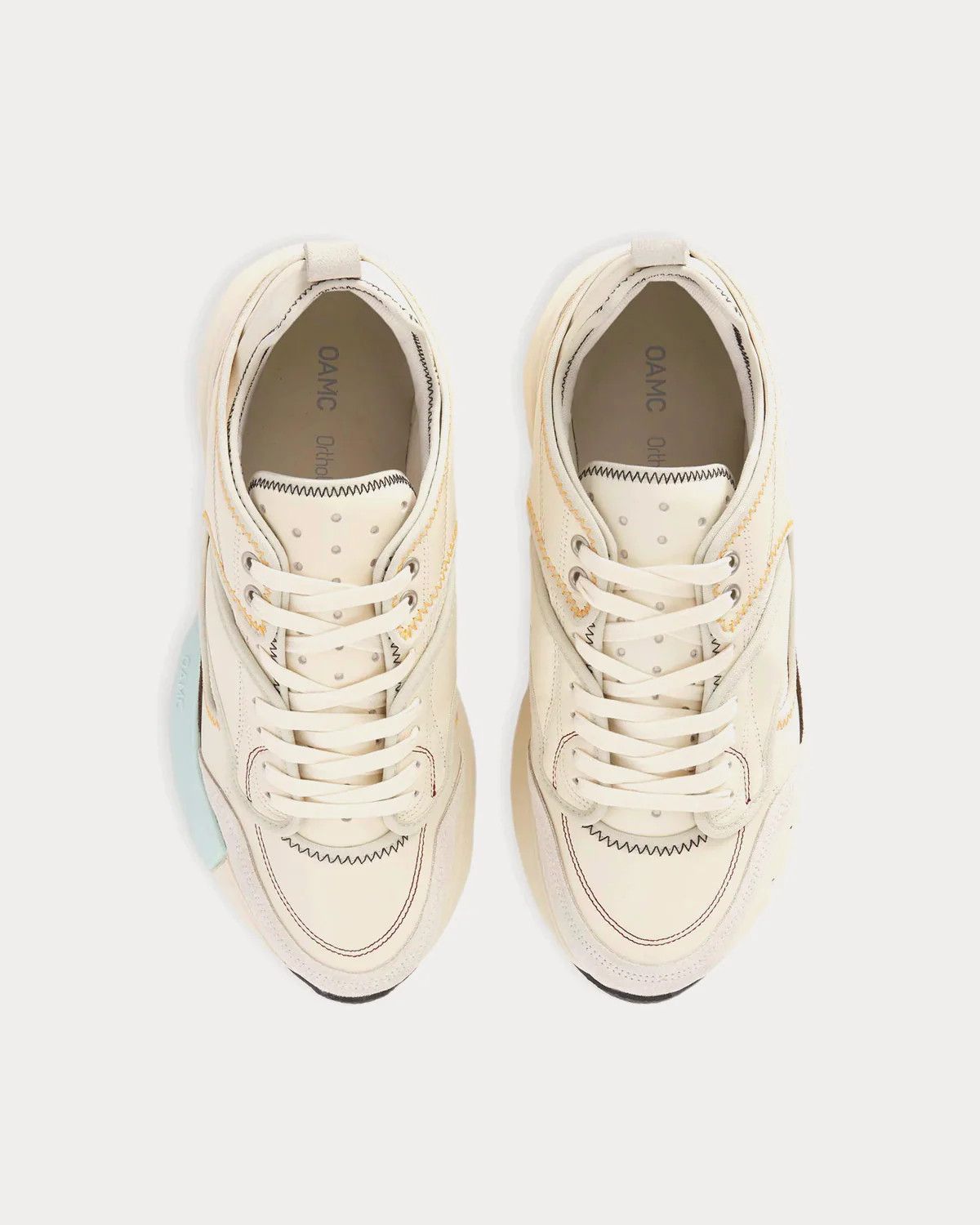 OAMC o1y0225 Logo Low-Top Sneakers in White Size US 10.5 / EU 43-44 - 4 Thumbnail