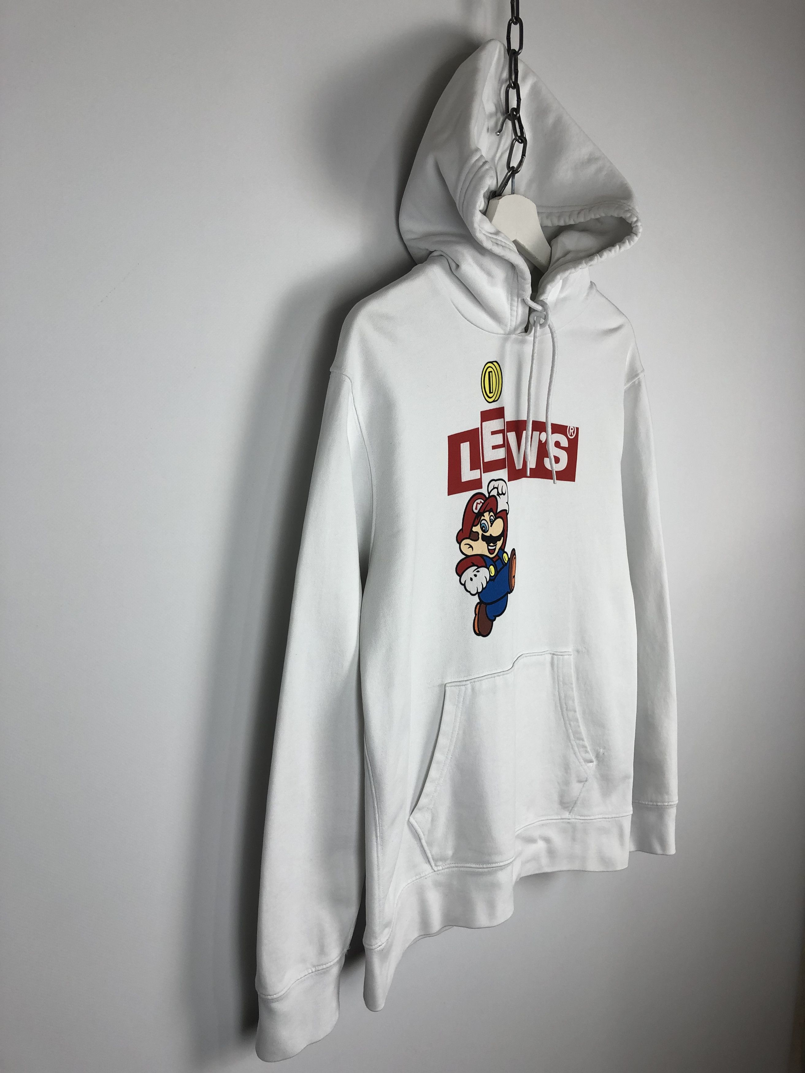 Levi's Levi's x Mario Hoodie Pullover White size S Size US S / EU 44-46 / 1 - 4 Thumbnail