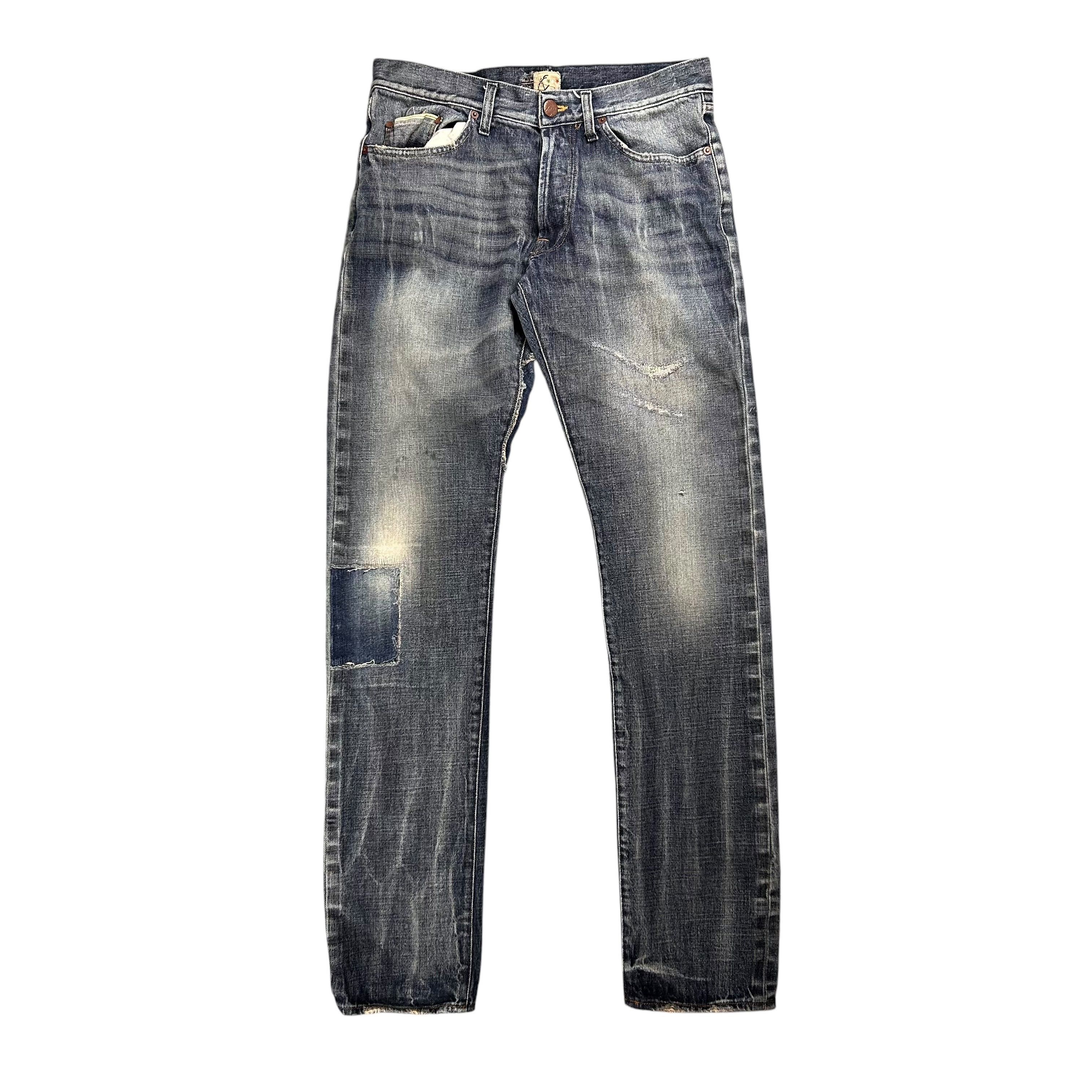 Energie Energie Selvedge Denim Regular Straight Jeans Patch W33L36 Size US 33 - 1 Thumbnail