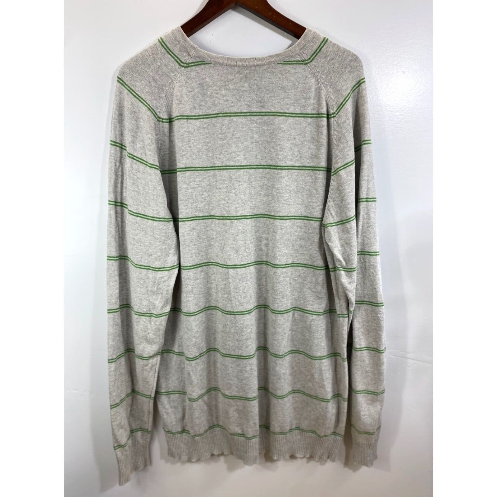 O'Neill O'Neill Men Long Sleeve Pullover Shirt XL Gray Green Crew Neck Striped Vintage No Size US XL / EU 56 / 4 - 2 Thumbnail