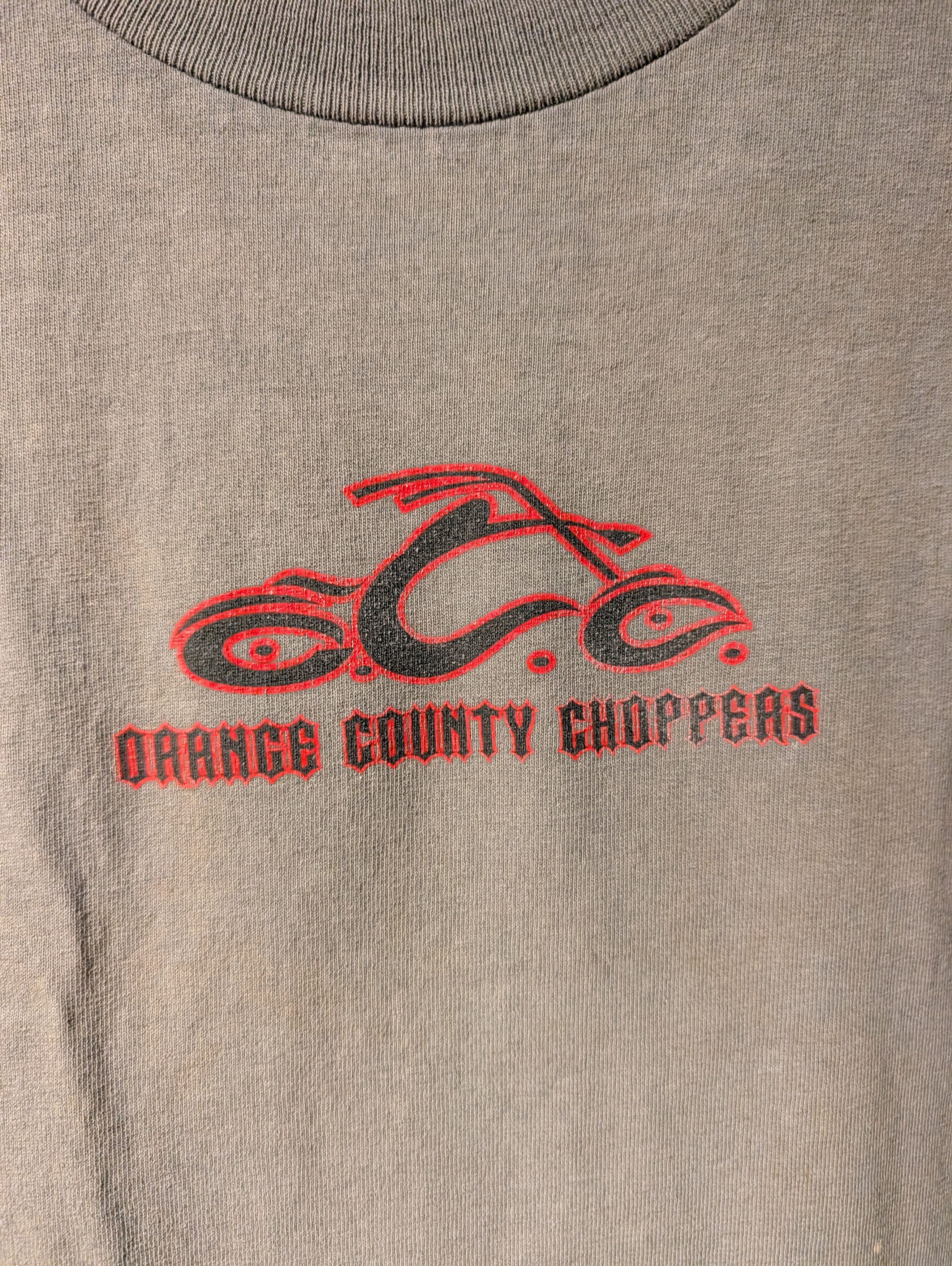 Harley Davidson Vintage 2004 Orange County Choppers Motorcycle Biker T-Shirt Size US XL / EU 56 / 4 - 2 Thumbnail