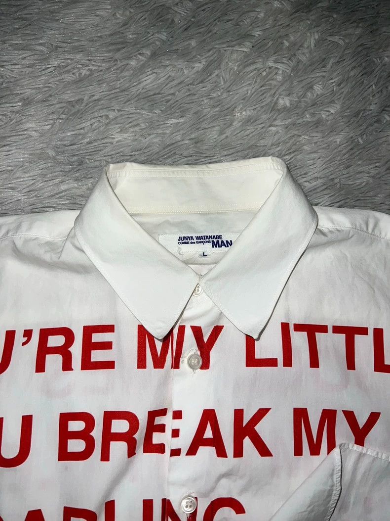 Junya Watanabe Junya Watanabe Poem Print Shirt Size US L / EU 52-54 / 3 - 6 Thumbnail