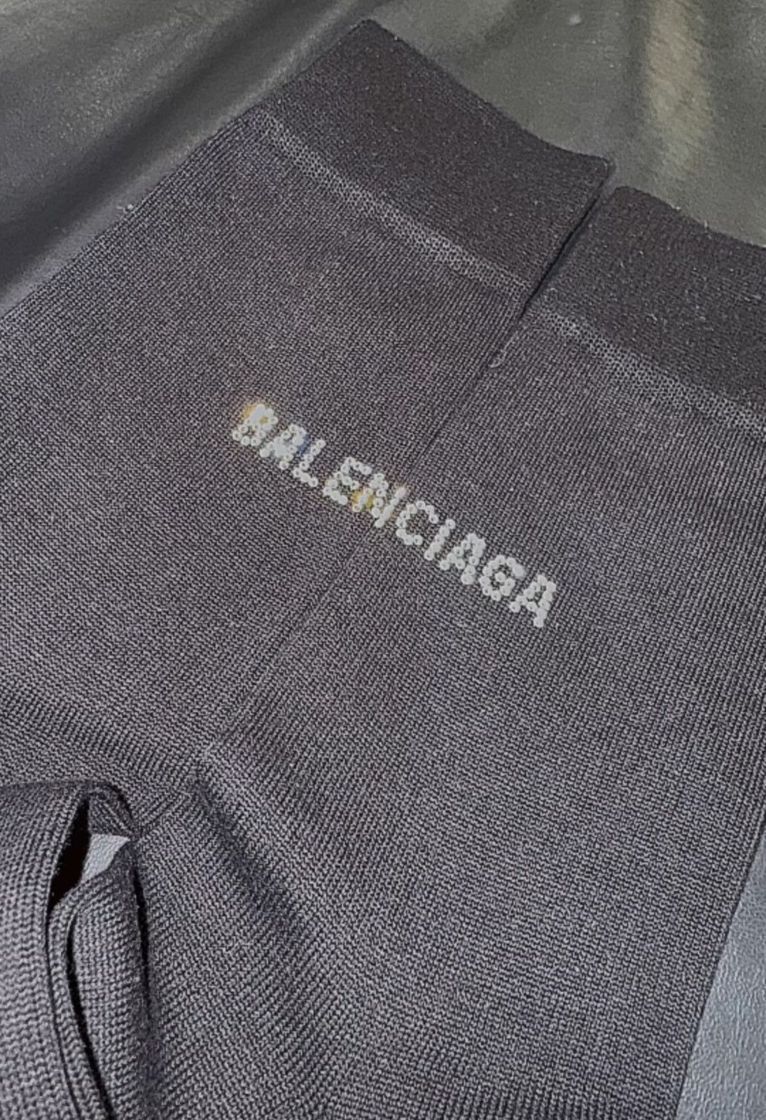 Balenciaga Balenciaga Rhinestone Crystals Socks Size ONE SIZE - 2 Thumbnail