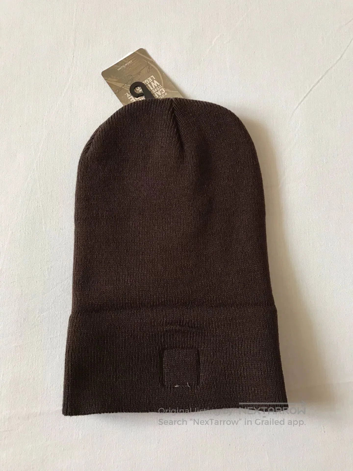 Carhartt Carhartt A18 DKB Brown Knit Beanie. Size ONE SIZE - 3 Thumbnail