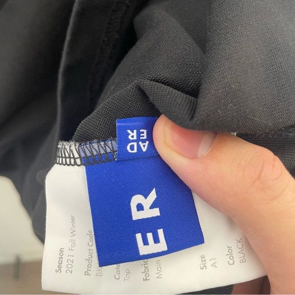Ader Error Ader Error Long Sleeve Patch Logo T-Shirt Size A1/M Size US M / EU 48-50 / 2 - 6 Thumbnail