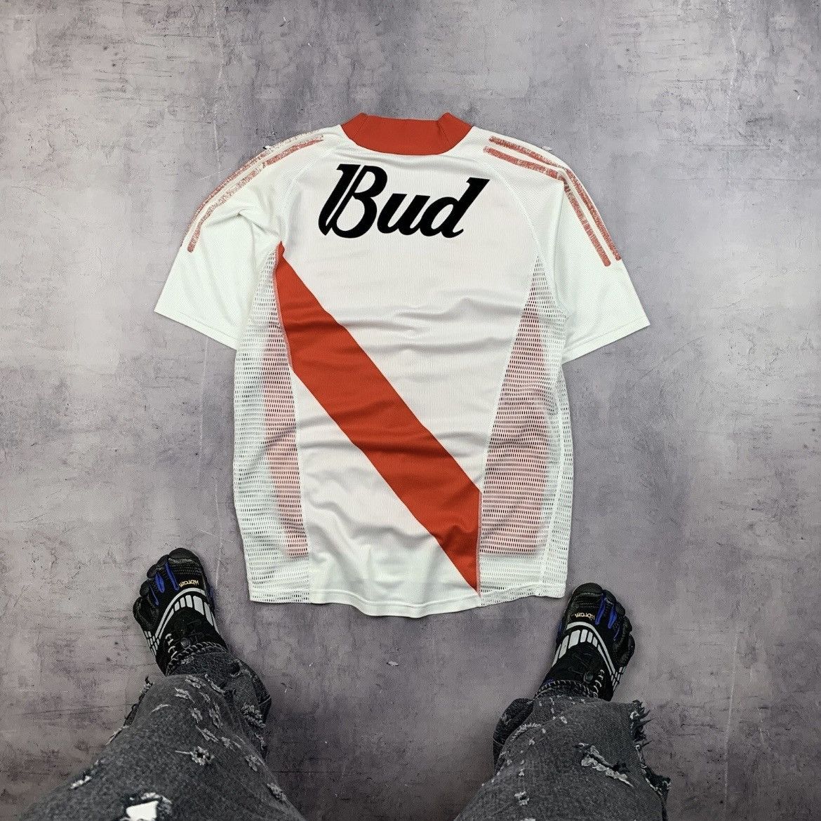 Adidas Rare! River Plate Vintage Adidas Double Layer Argentina 2003 Size US M / EU 48-50 / 2 - 12 Thumbnail