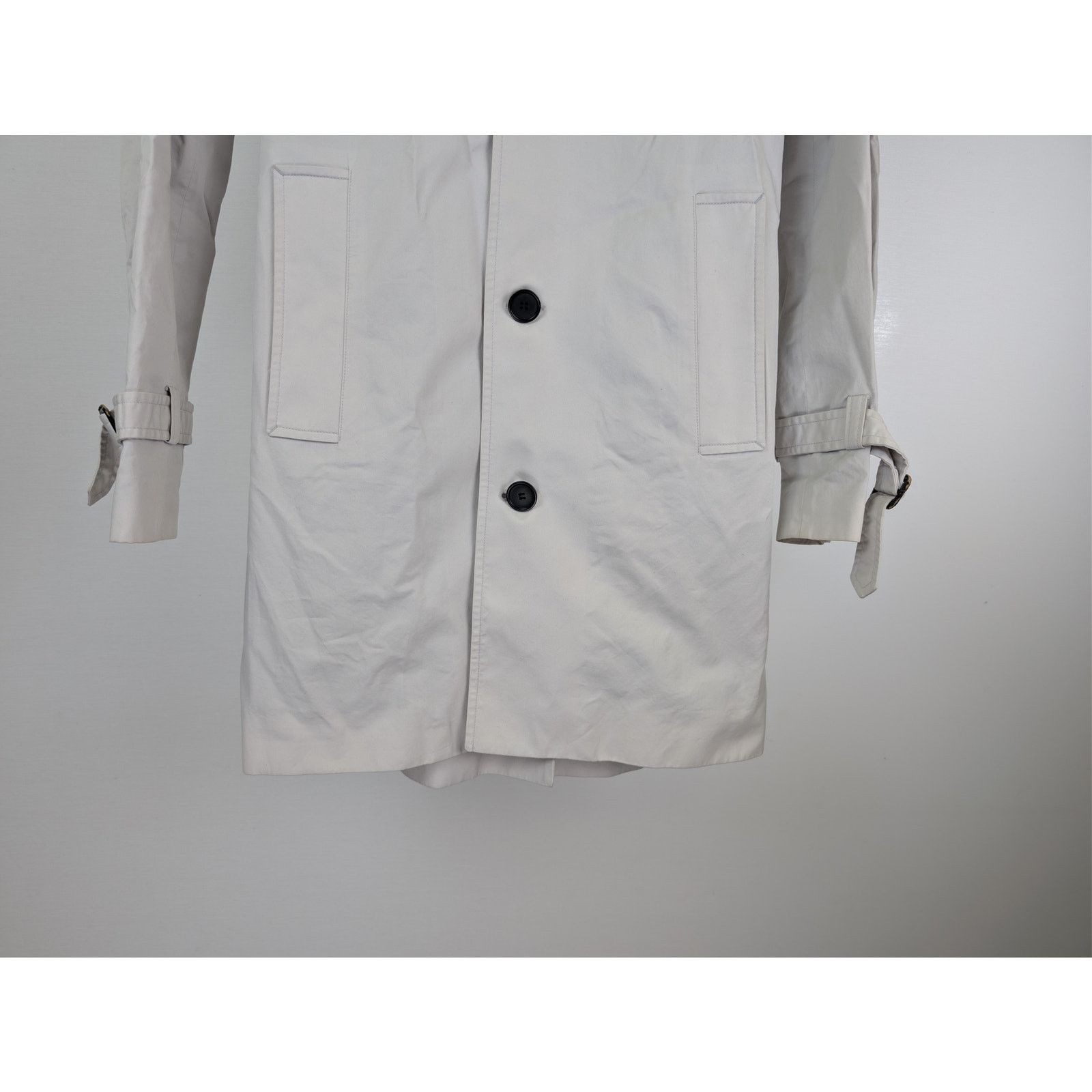 Sandro o1rshd1 CC20 short trench coat in a light beige Size US M / EU 48-50 / 2 - 3 Thumbnail