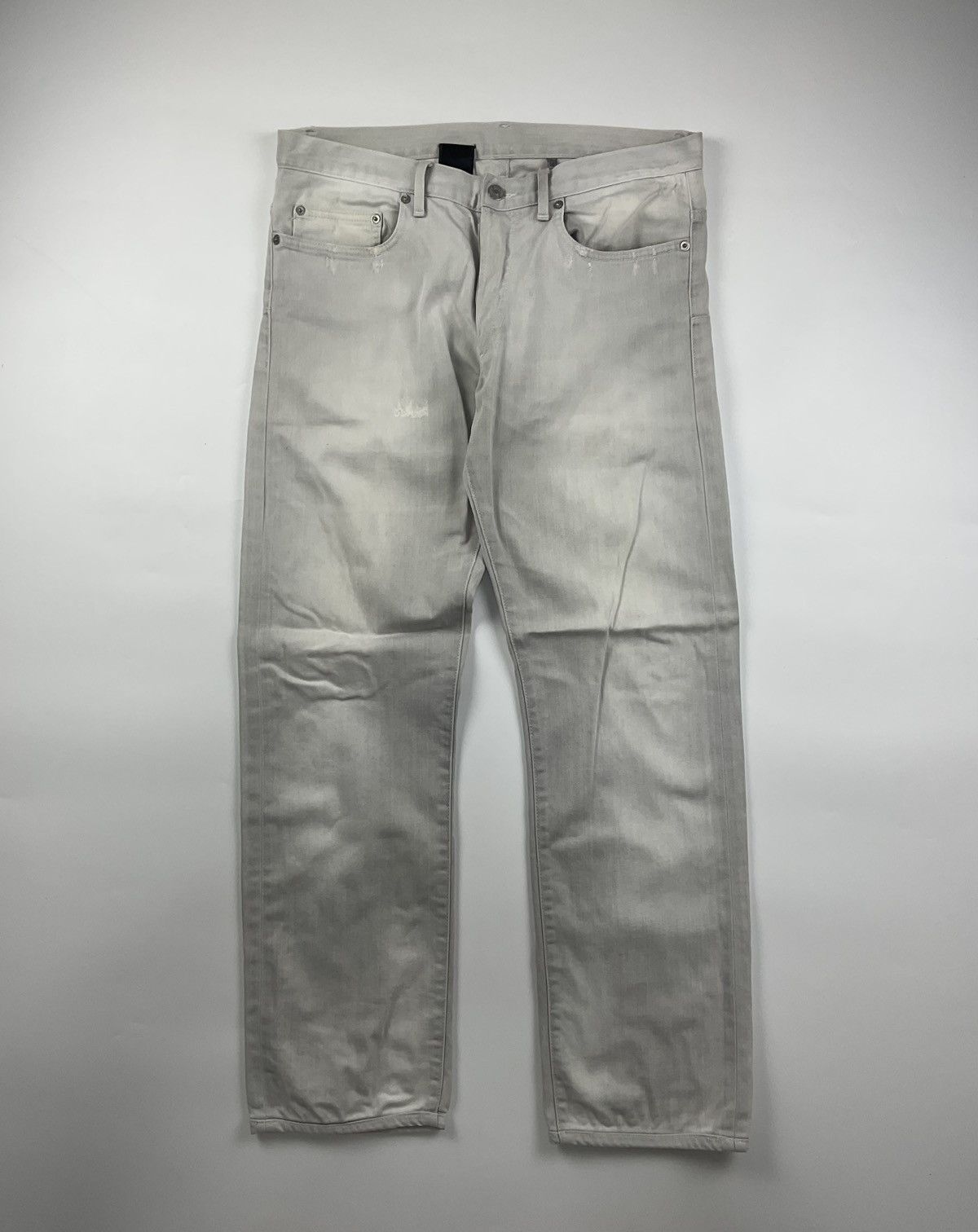 image of Dior Distressed Grey Jeans, Men's (Size 30)