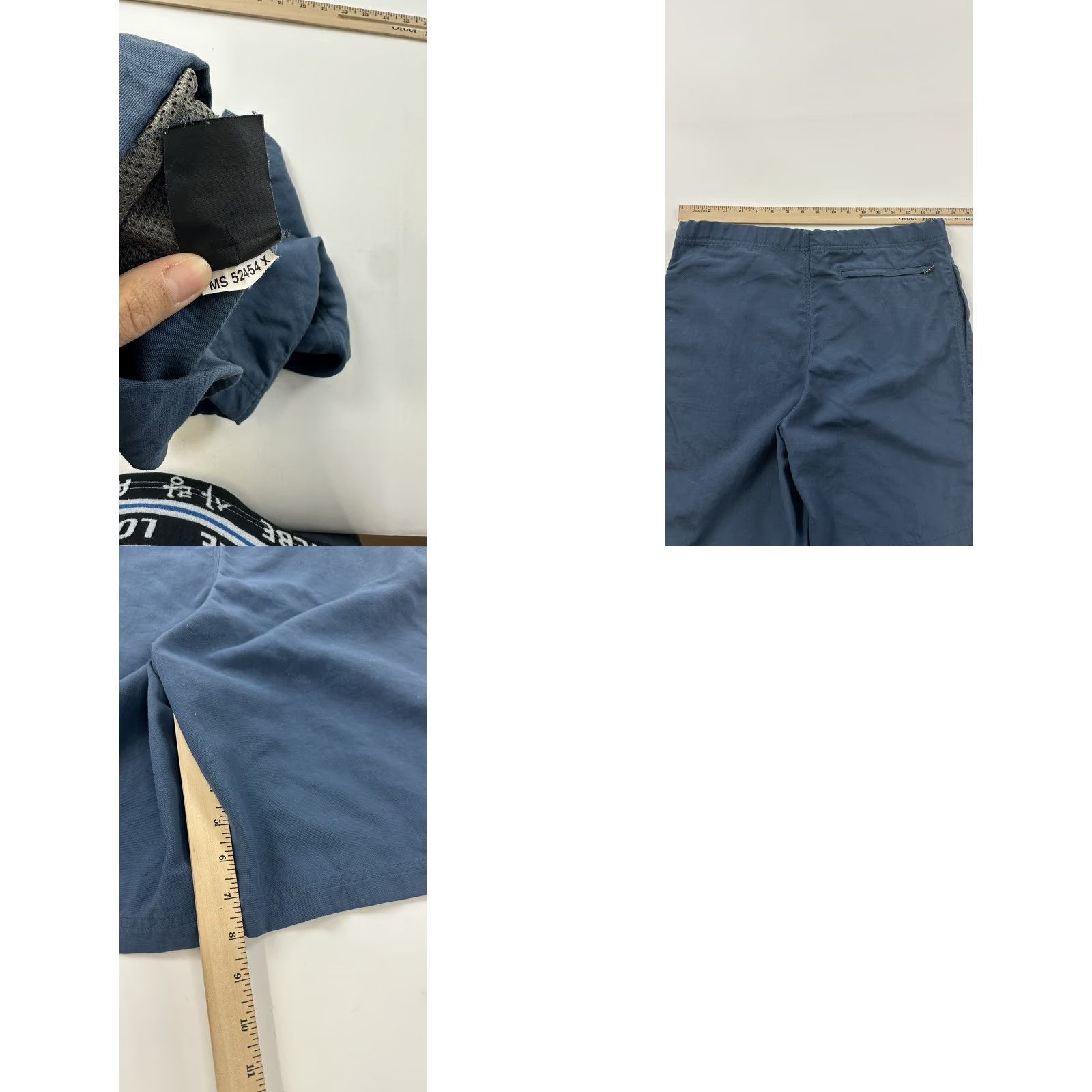 Helly Hansen VINTAGE Helly Hansen Shorts Bermuda Men S Blue Belted Elastic Worn Out 90s Outdoor Hiking Belted Front Flat Front Solid 34 in Waist Mens Size US 29 - 8 Thumbnail