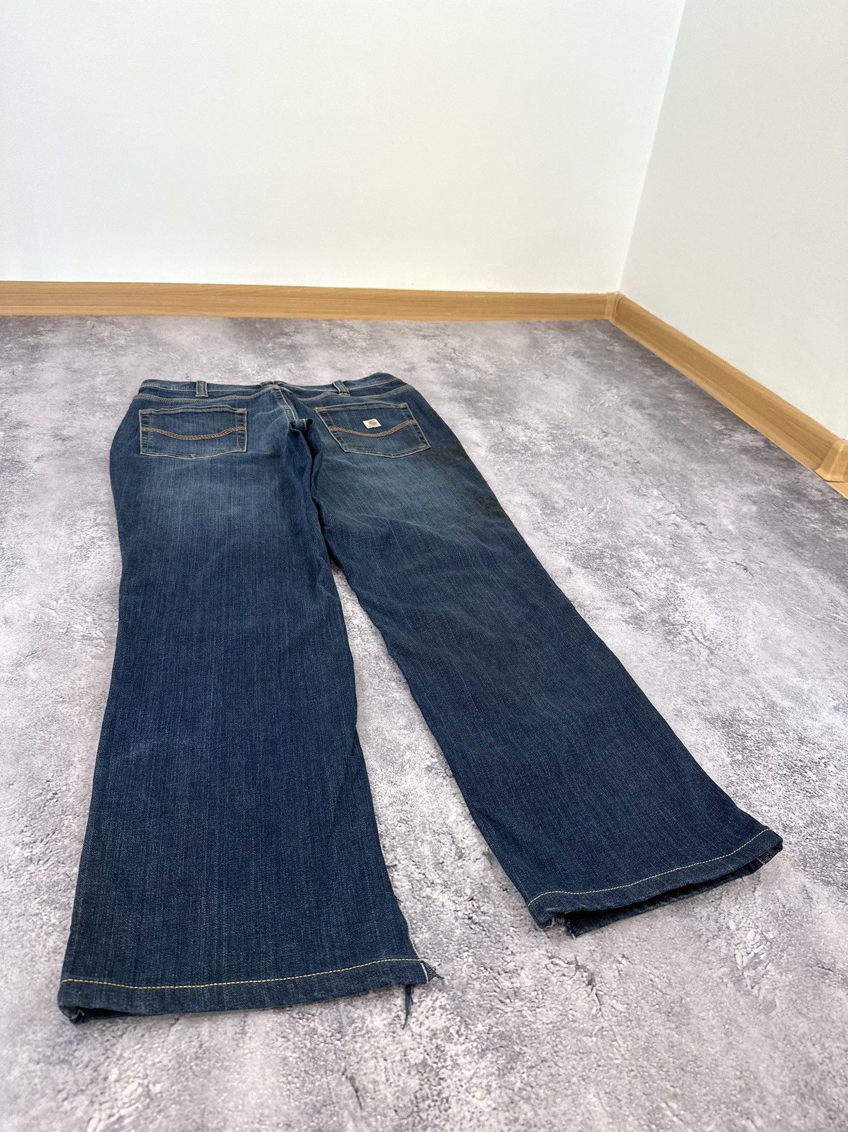 Carhartt Vintage Carhartt USA Distressed Flared Bootcut Opium Jeans Size 28" / US 6 / IT 42 - 3 Thumbnail