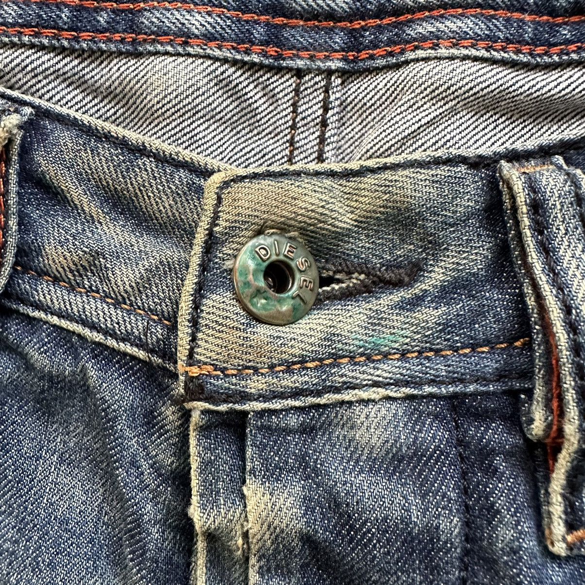 Japanese Brand W32 🔥 Vintage Diesel Sick Faded Distressed Denim Jean Pant Size US 32 / EU 48 - 6 Thumbnail