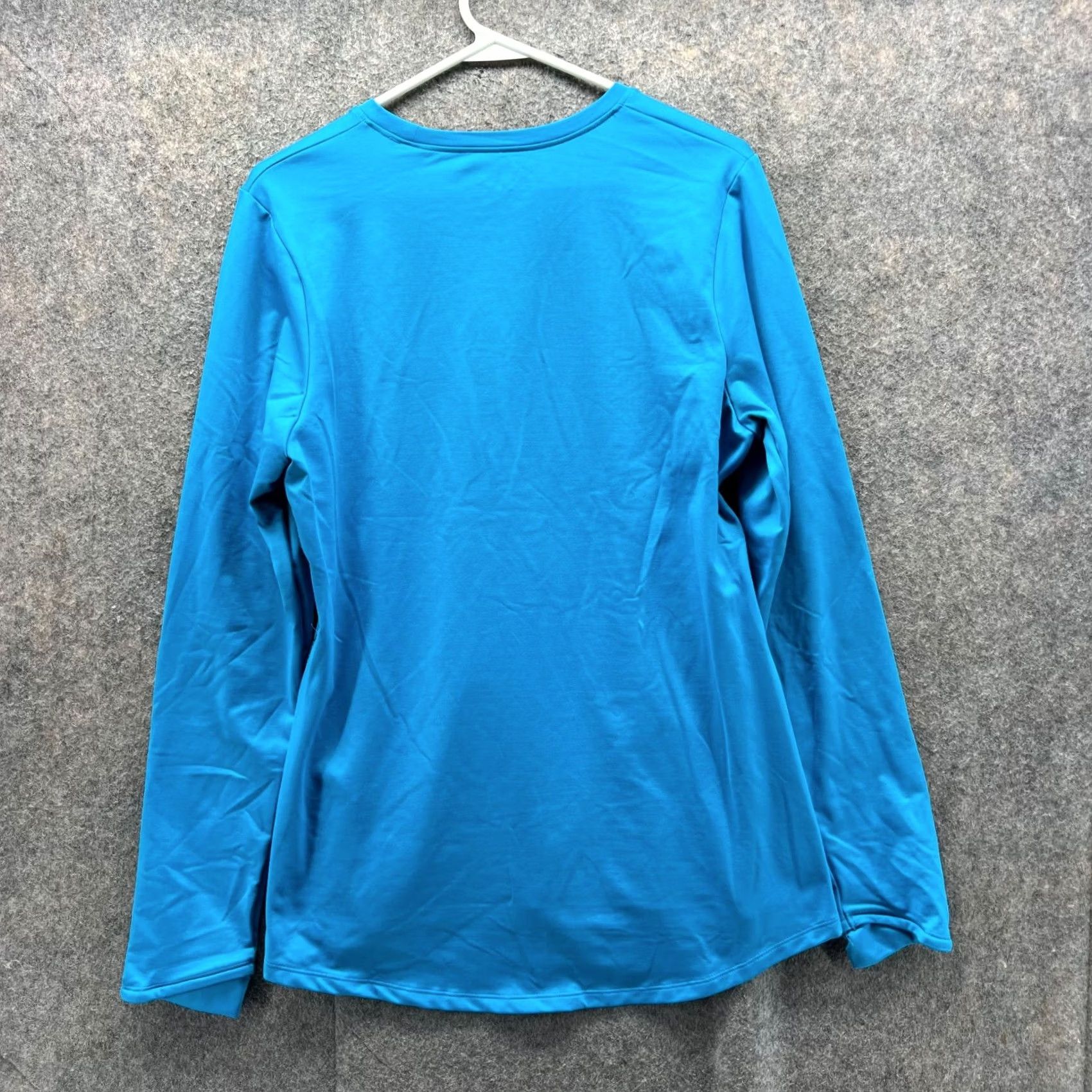Under Armour VINTAGE Under Armour Sweatshirt Men L Light Blue Athletic ColdGear PUllover Logo Pattern Solid Size US L / EU 52-54 / 3 - 3 Thumbnail