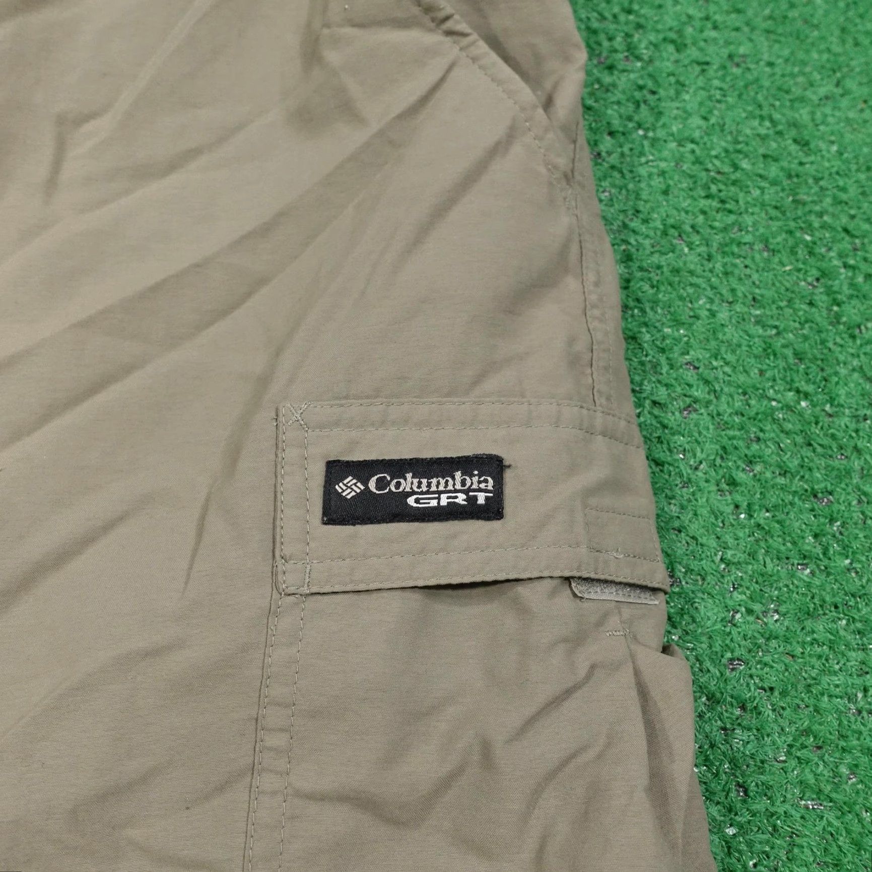 Vintage Columbia Pants Mens XL Green Convertible Cargo Hiking Packable Nylon Size US 36 / EU 52 - 3 Thumbnail
