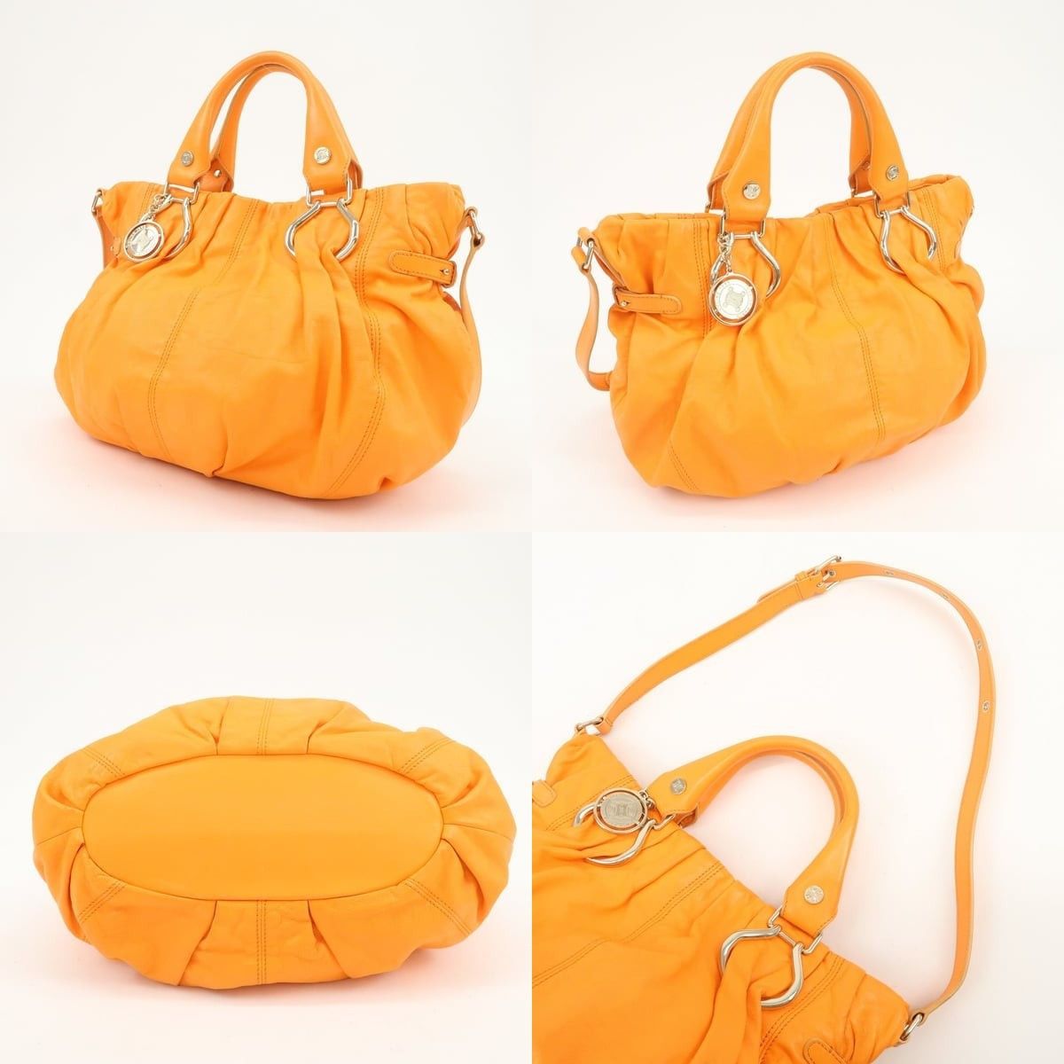 Celine Celine Bittersweet Calfskin Shoulder Bag Orange Size ONE SIZE - 3 Thumbnail