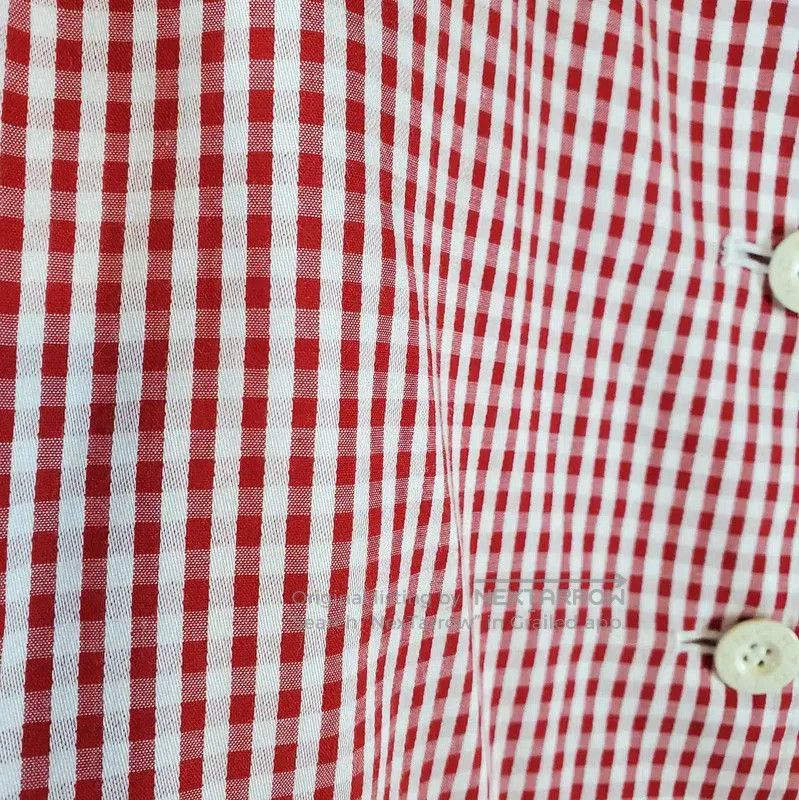 Givenchy Givenchy Pink Cotton Gingham Long Skirt . Size 23" - 8 Thumbnail