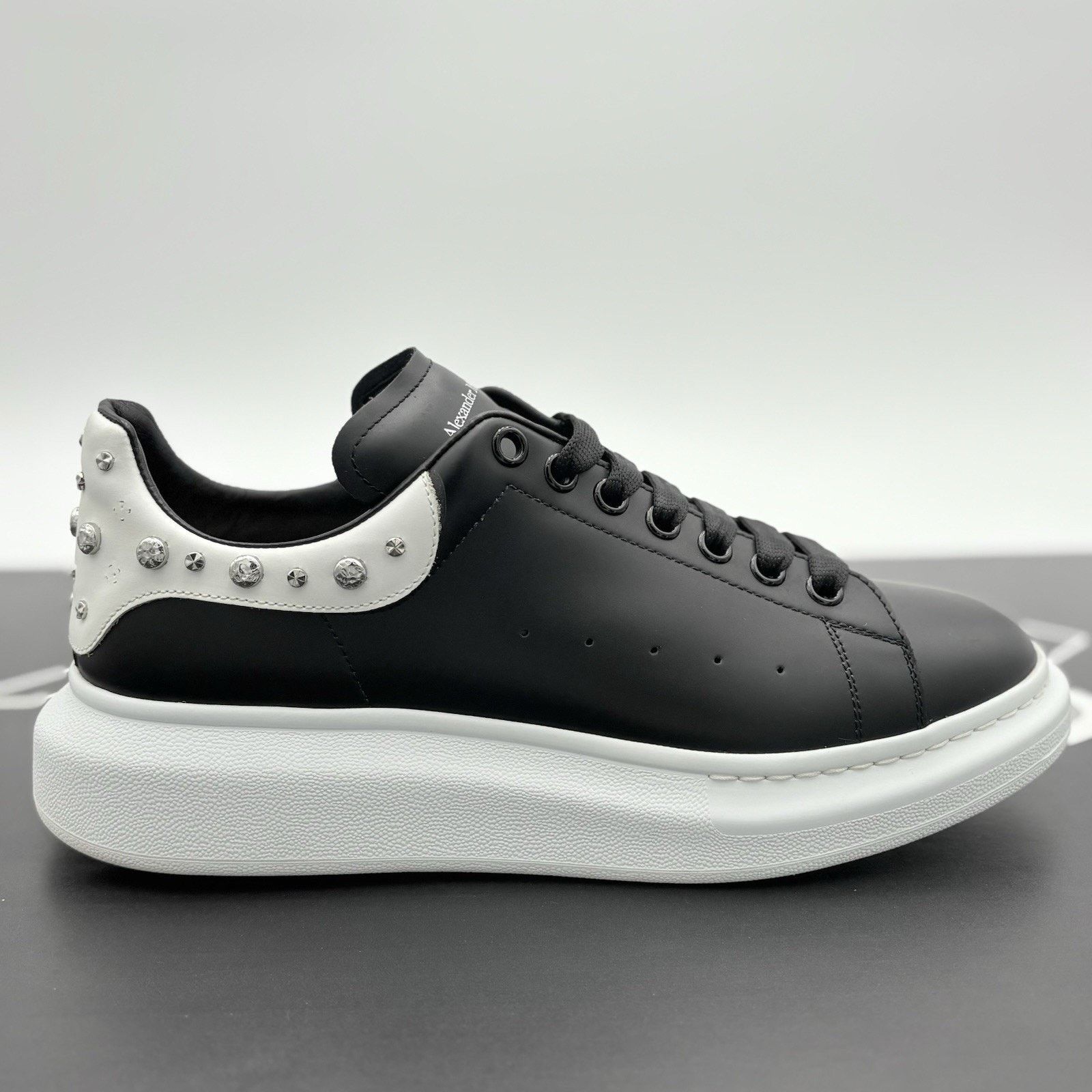 Alexander McQueen Alexander McQueen Studded Oversized ' White Black ' | CLEAN! Size US 10.5 / EU 43-44 - 2 Thumbnail