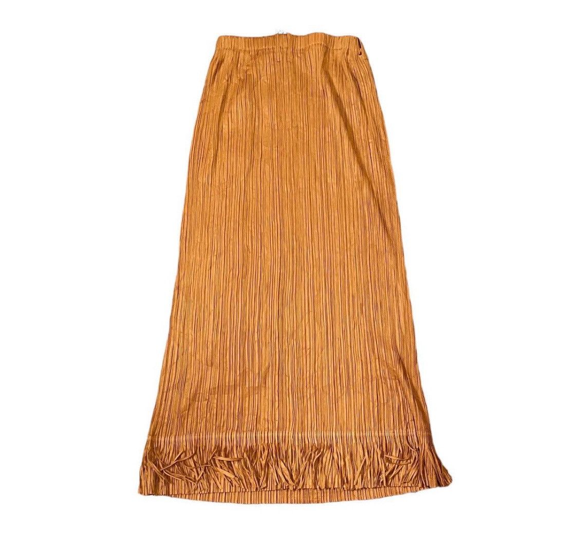 Pleats Please Issey Miyake TAX FREE 🇺🇸 Issey miyake pleats please fringe skirt Size 23" - 5 Thumbnail