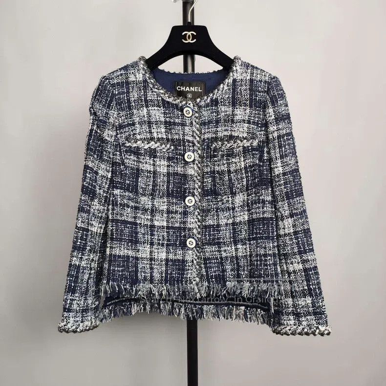Chanel Chanel Waterfall series tweed coat Size XXS / US 00 / IT 34 - 1 Thumbnail