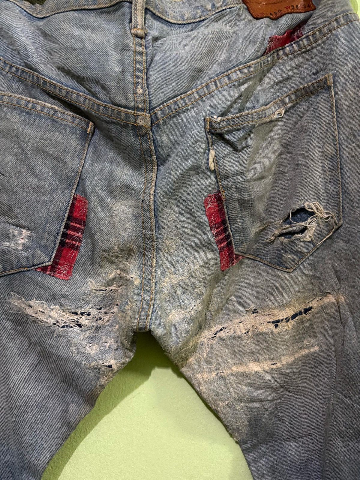 Other Dope Drakkar Distressed Denim pant Size US 33 - 15 Thumbnail