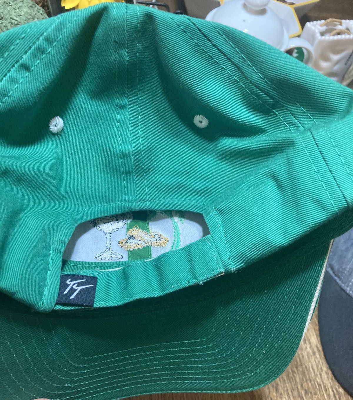 Vintage Date Palm C.C Golf Baseball Hat By Town Talk Green Adult Size ONE SIZE - 5 Thumbnail