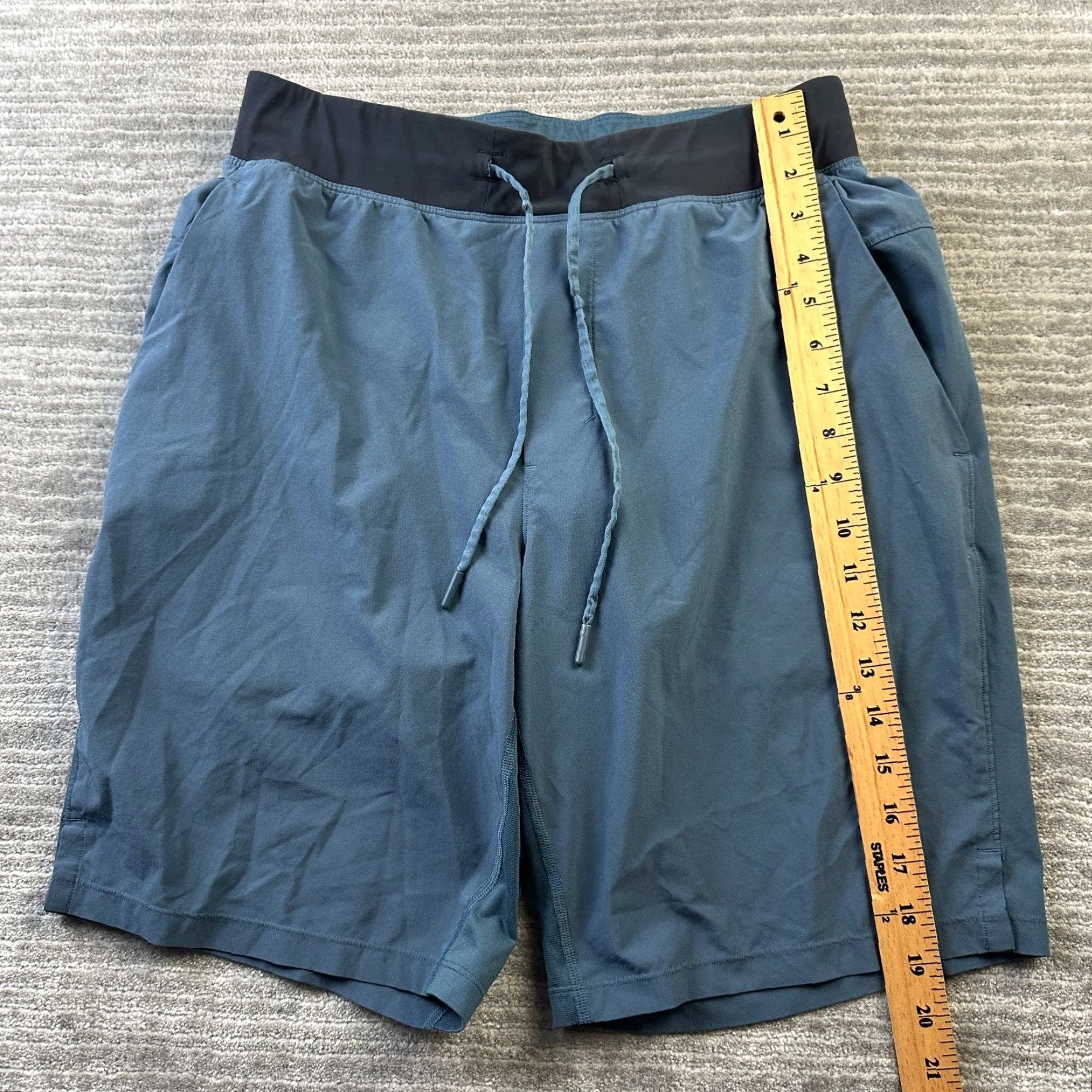 Lululemon Lululemon Shorts Mens Medium Blue 9" Running The Lined Size US 31 - 8 Thumbnail