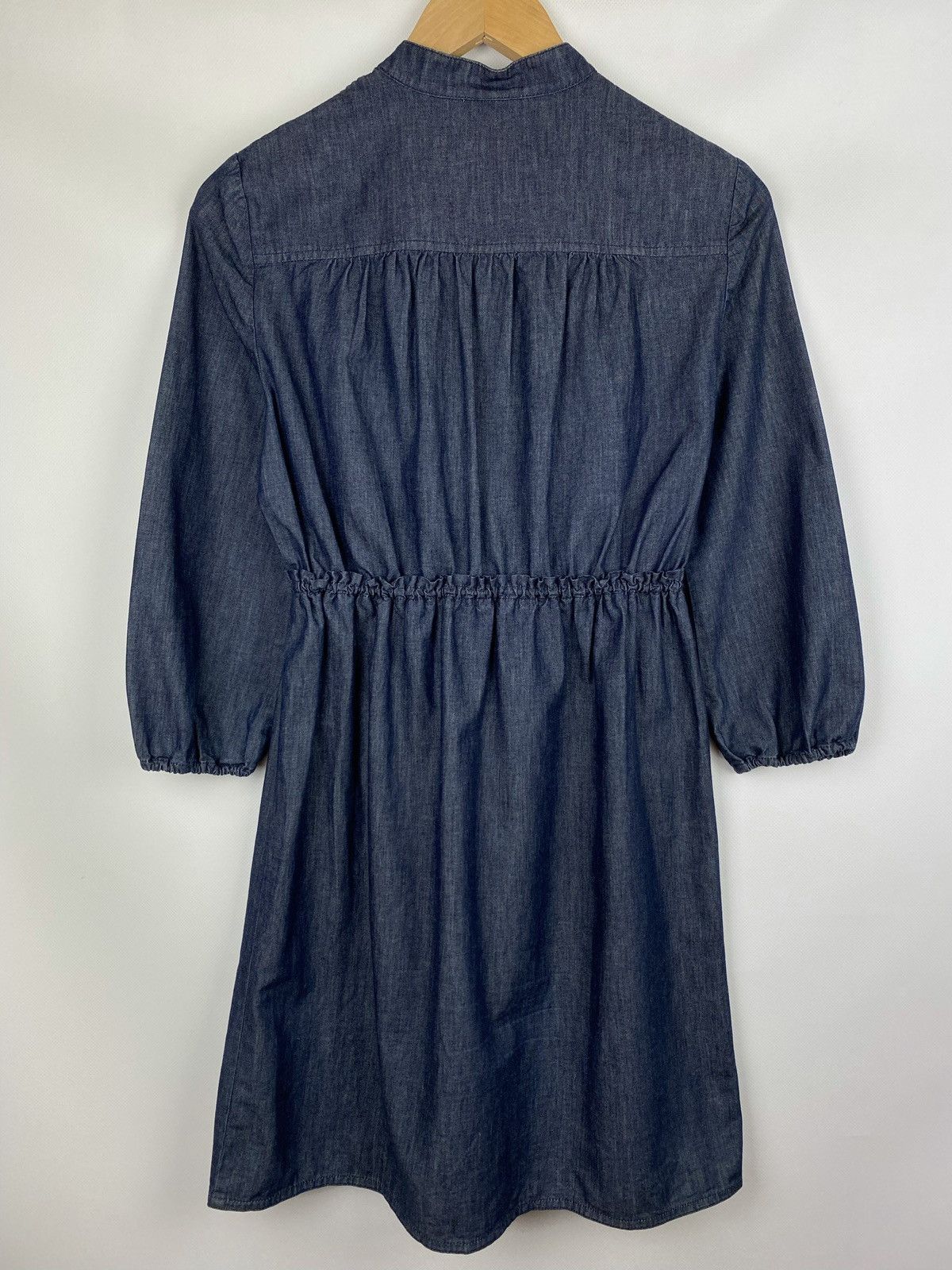 Miu Miu Miu Miu ladies long sleeve denim shirt dress size 40 blue Size S / US 4 / IT 40 - 16 Thumbnail