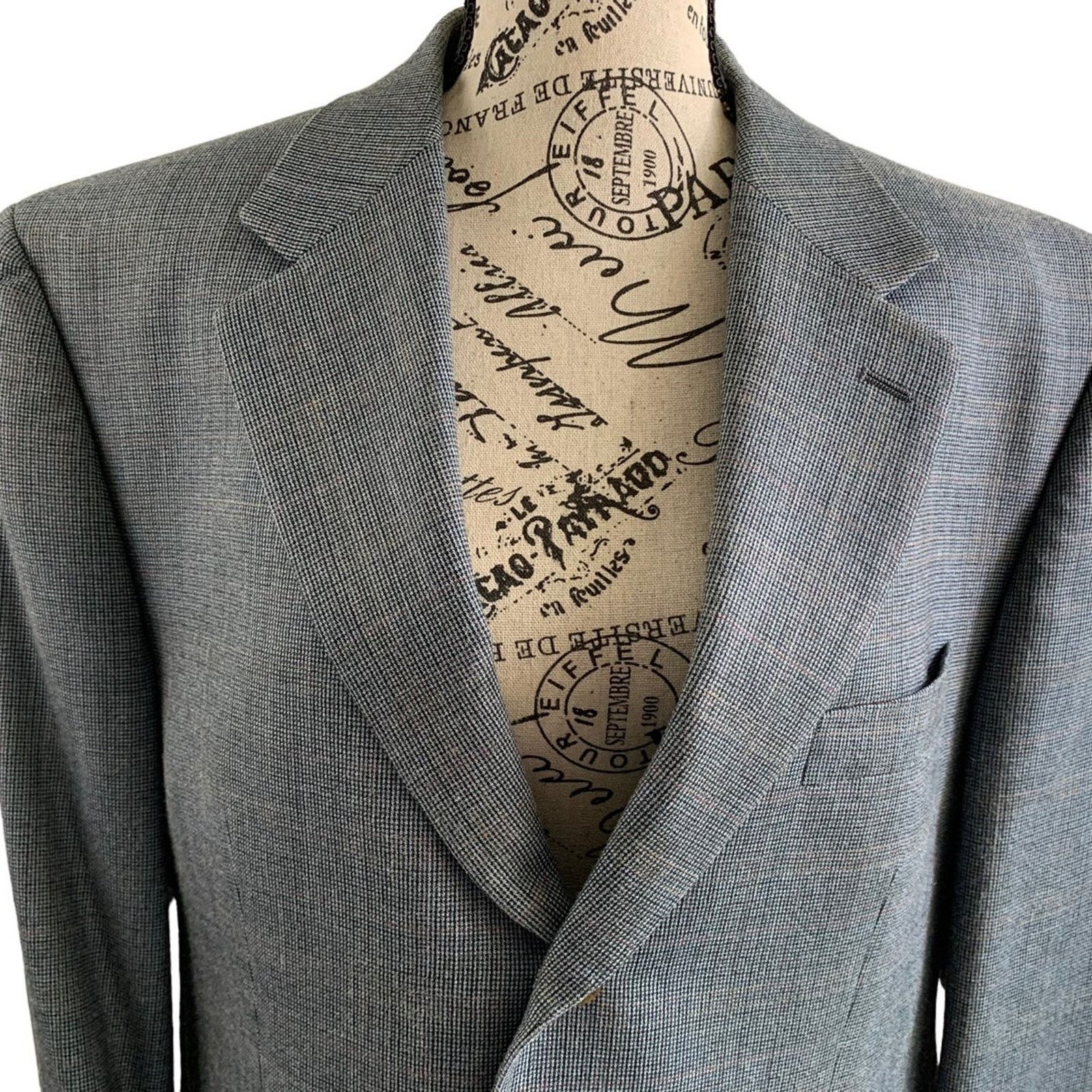 Ralph Lauren Ralph Lauren Men's 43R Blazer Silk Wool Jacket 3 Button Size 42R - 2 Thumbnail