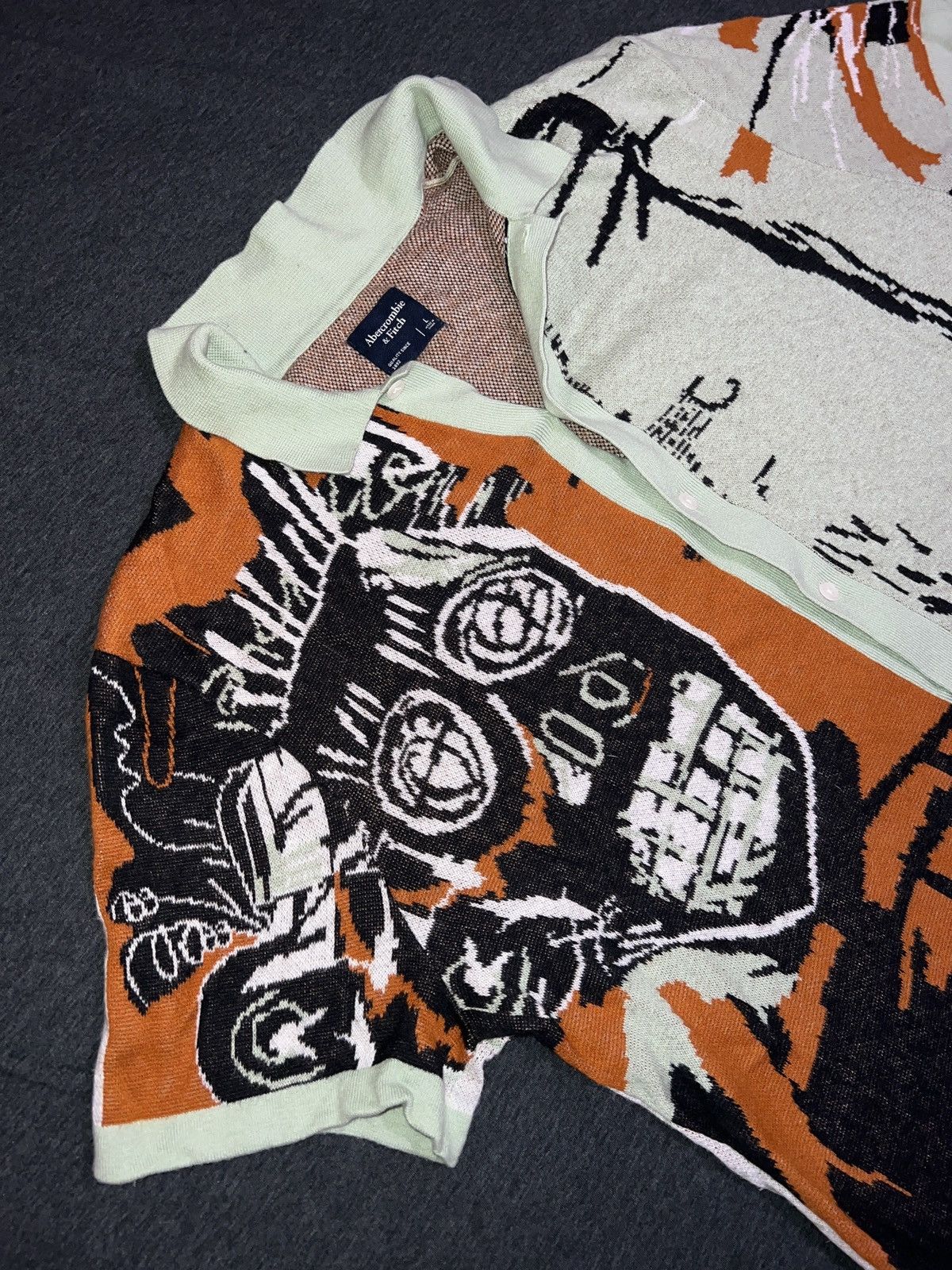 Abercrombie & Fitch A&F Basquiat Button up Size US L / EU 52-54 / 3 - 3 Thumbnail