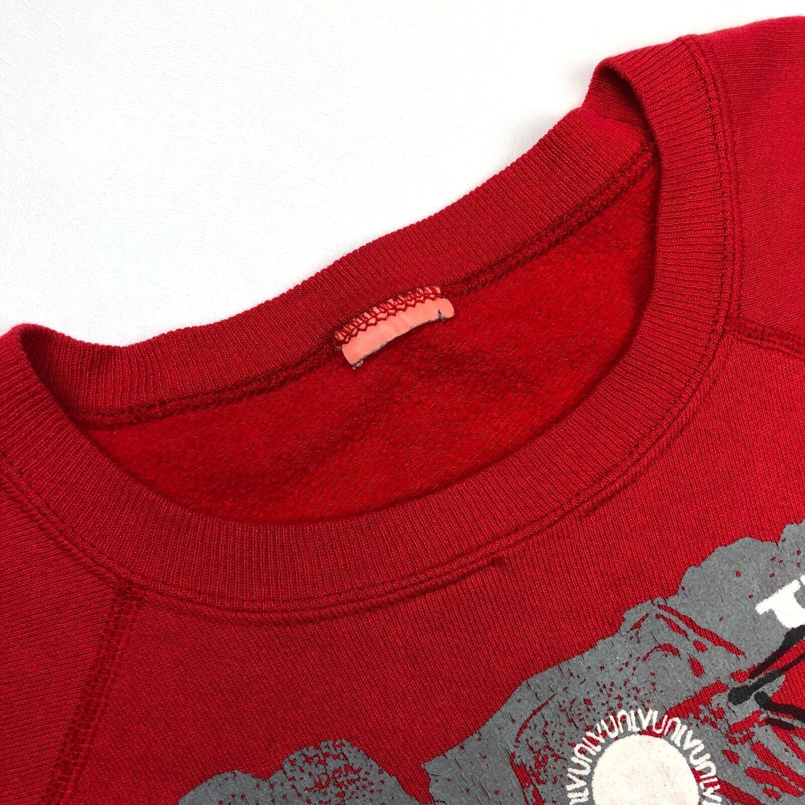 Vintage UNLV Las Vegas Rebels Stamp Logo Red Sweater Size Large L Size US L / EU 52-54 / 3 - 5 Thumbnail