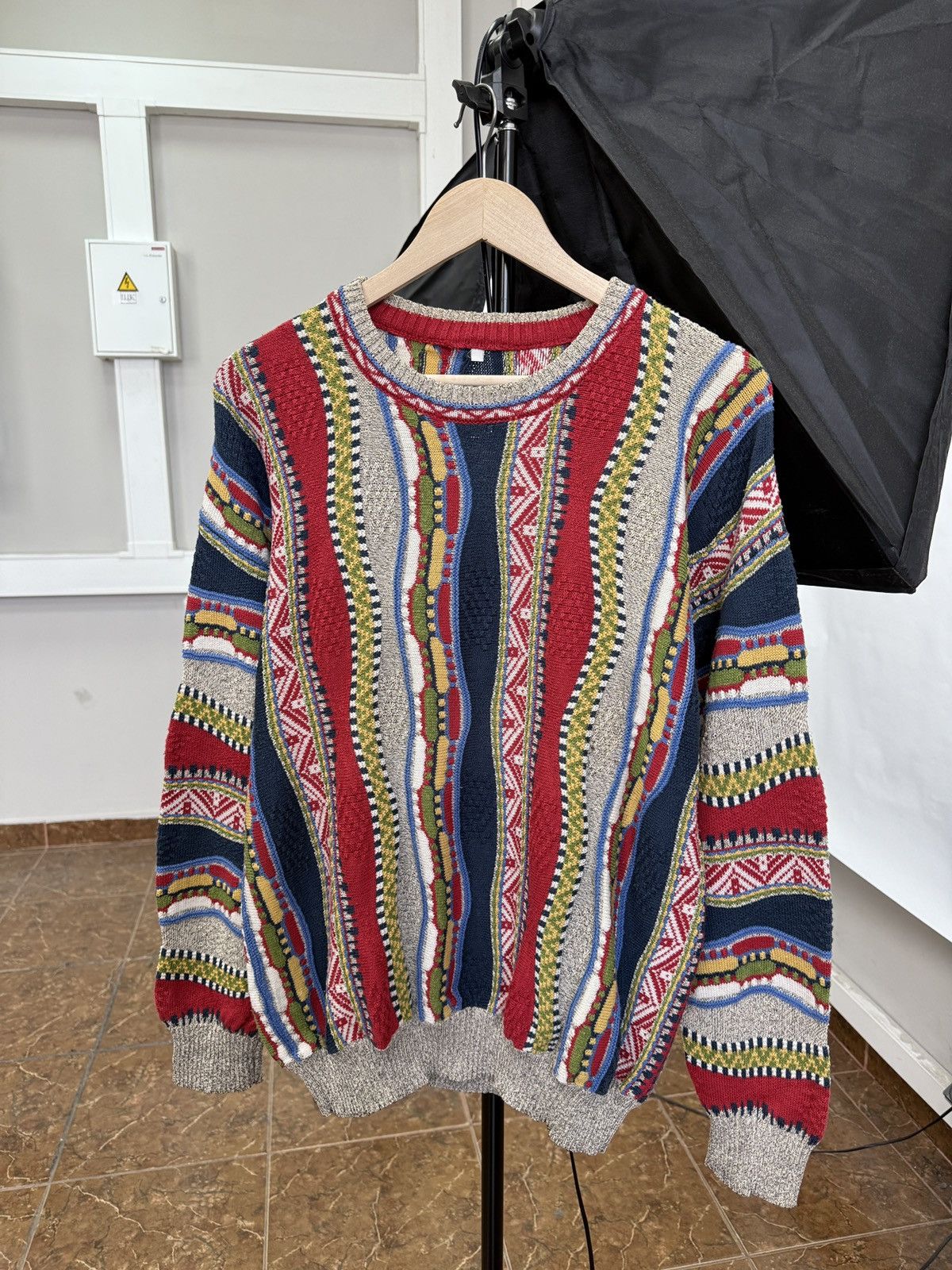 Coogi 🇺🇸 Vintage 90s Rare Sweater Coogi Style Retro Hype Y2K Size US L / EU 52-54 / 3 - 1 Thumbnail