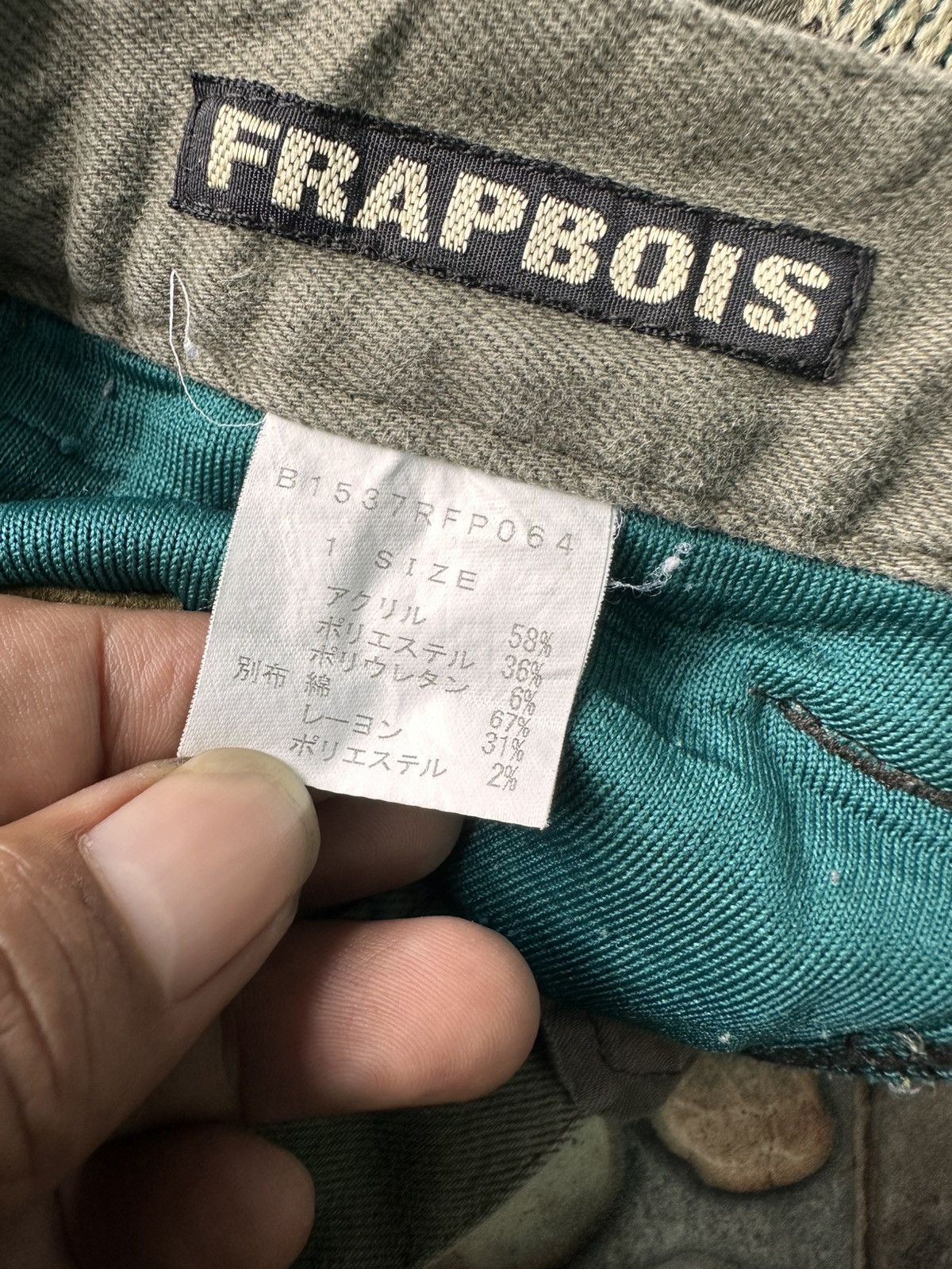 Frapbois Vintage Frapbois By Issey Miyake Wool Pants Size US 30 / EU 46 - 8 Thumbnail