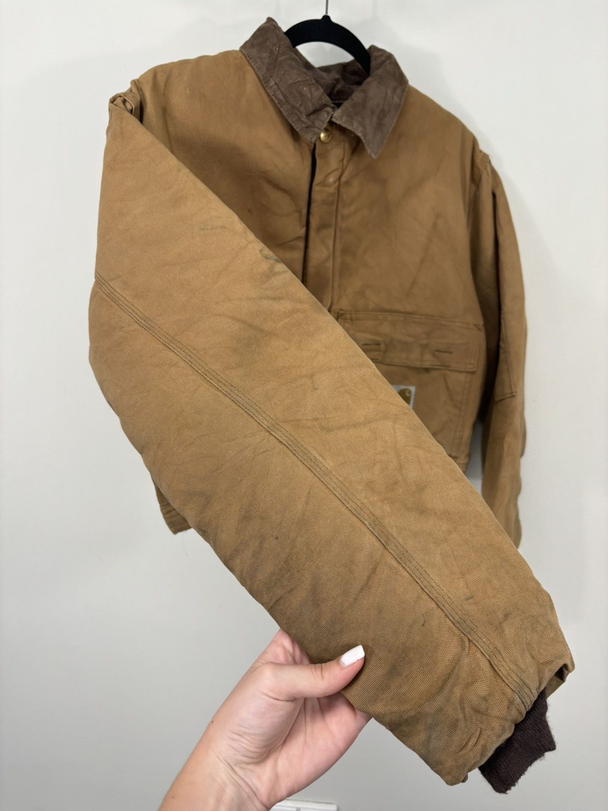 Carhartt Vintage 90s Carhartt USA Made Work Hype Boxy Cropped Jacket Size US M / EU 48-50 / 2 - 10 Thumbnail